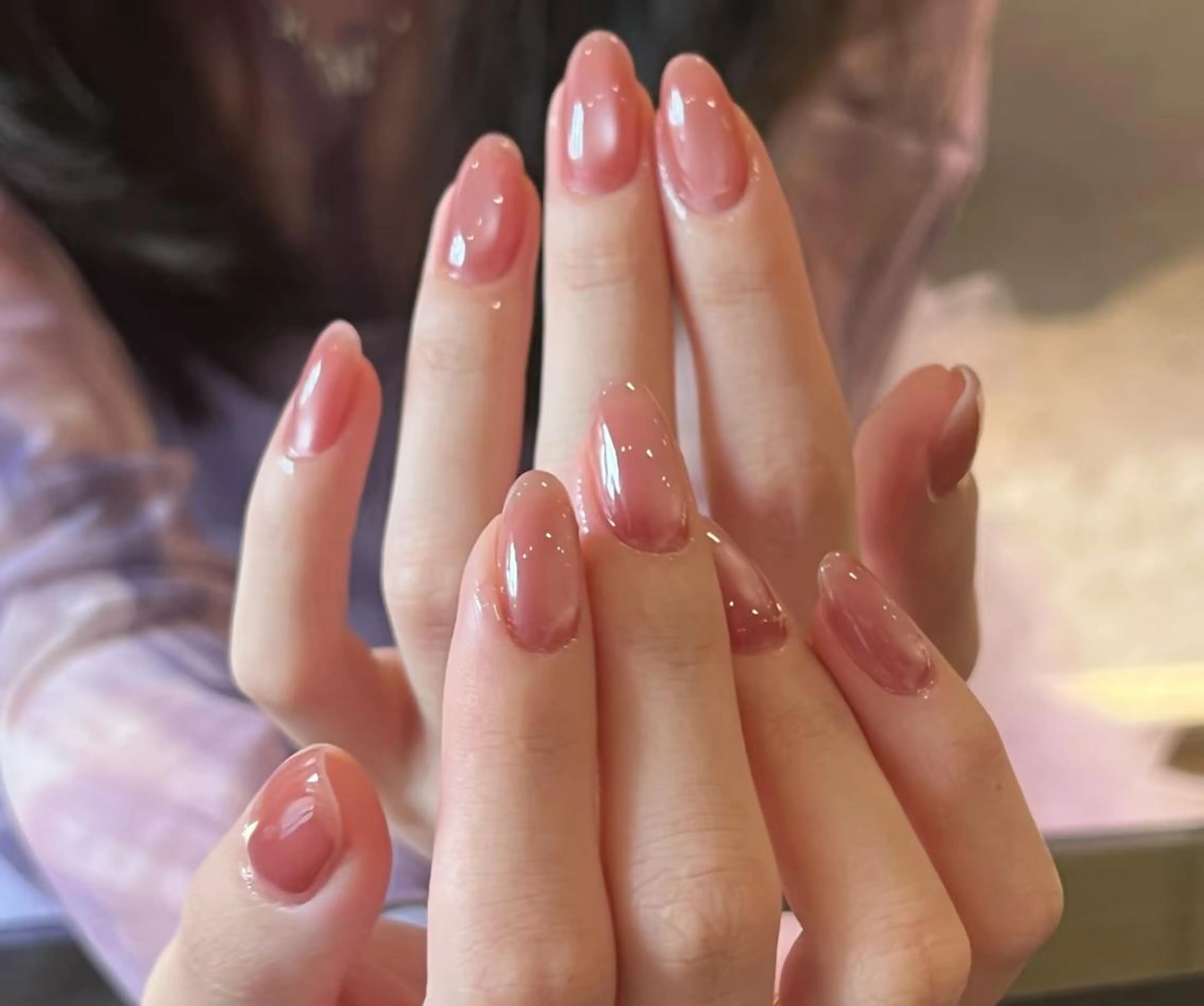 ネイル ハンドネイル By moonネイル 🌷ワンホン/韓国風のネイルデザイン