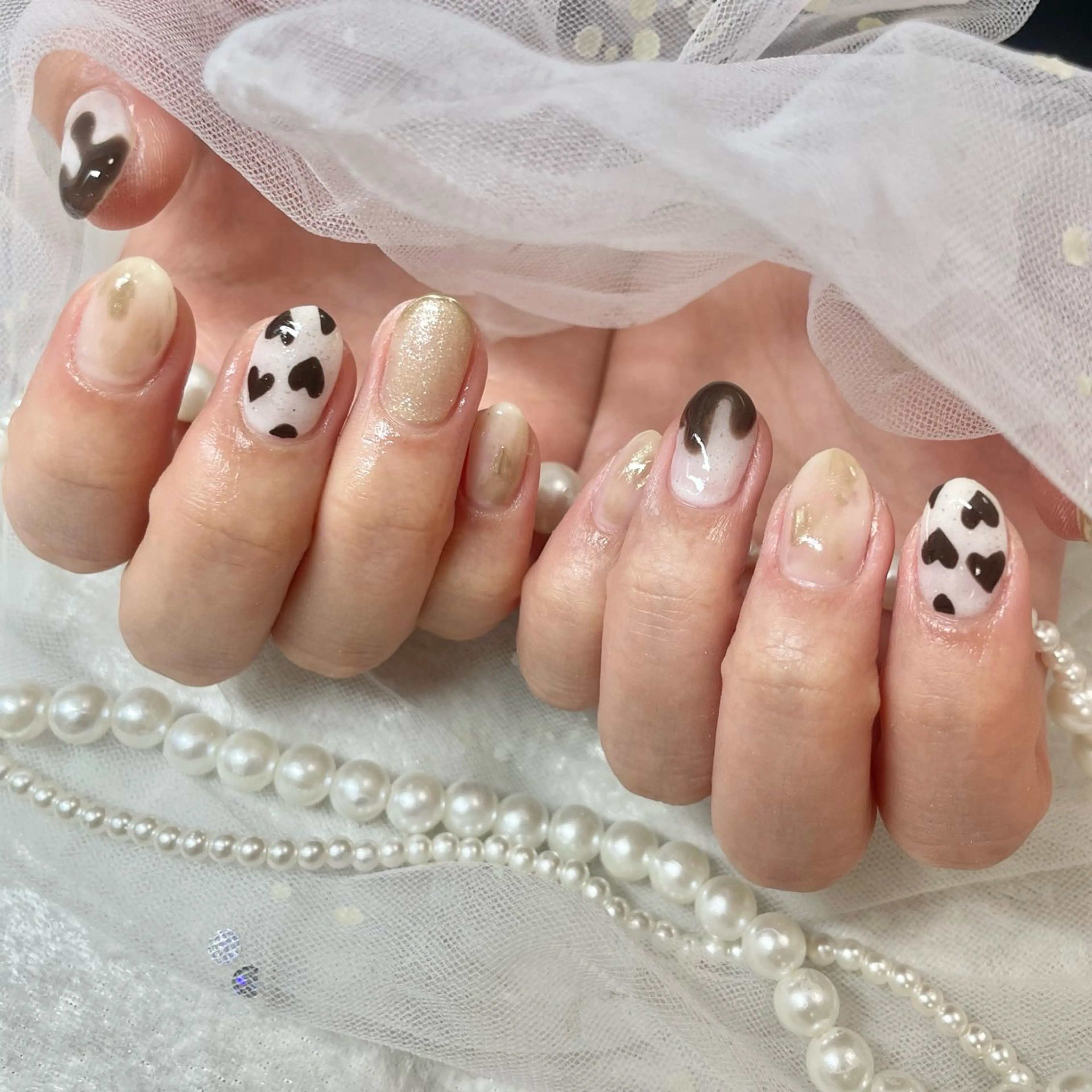 ネイル バレンタイン 🎀AYAKO 🎀中韓ネイルのネイルデザイン