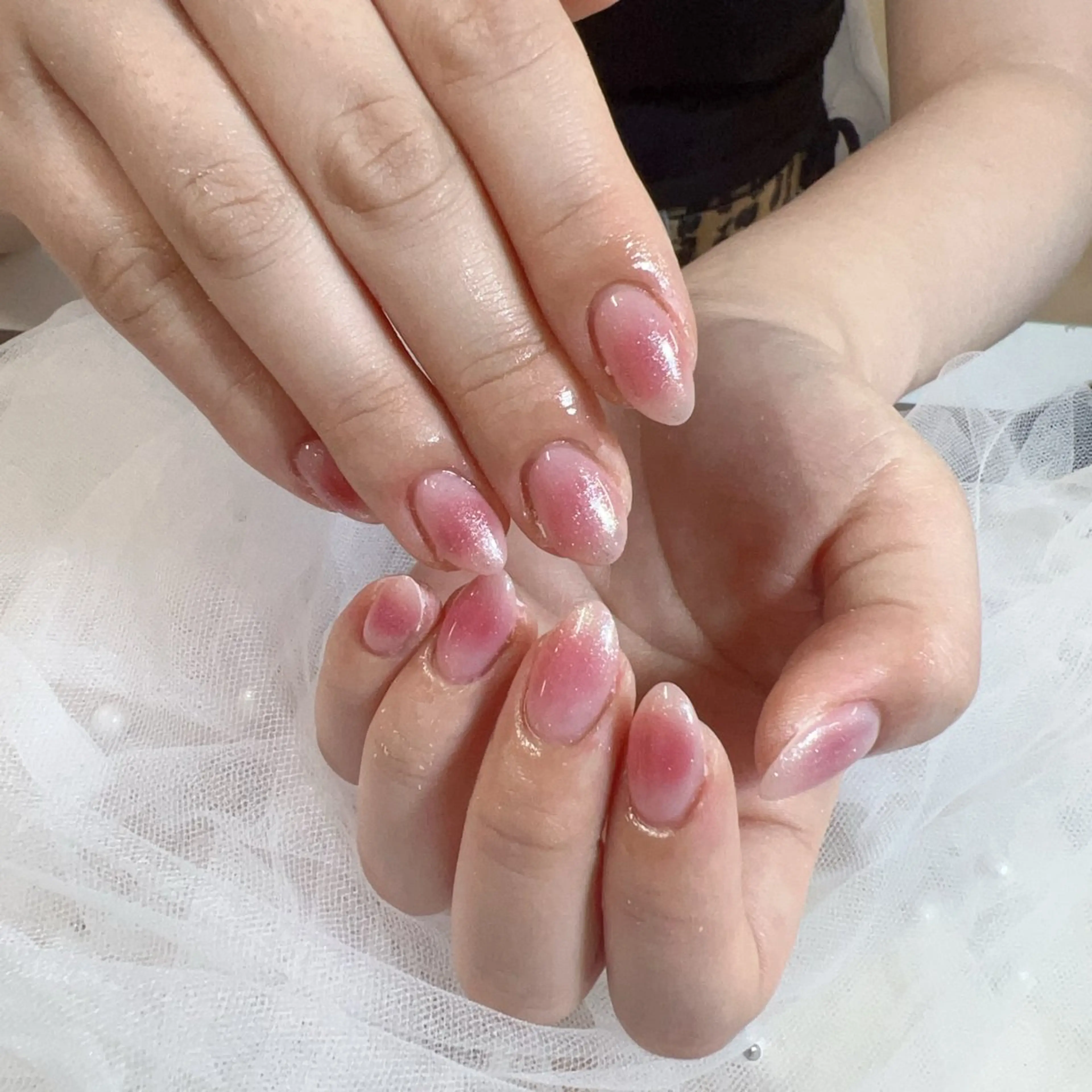 ネイル ハンドネイル 🎀nana🫧 ワンホンネイル🎀のネイルデザイン