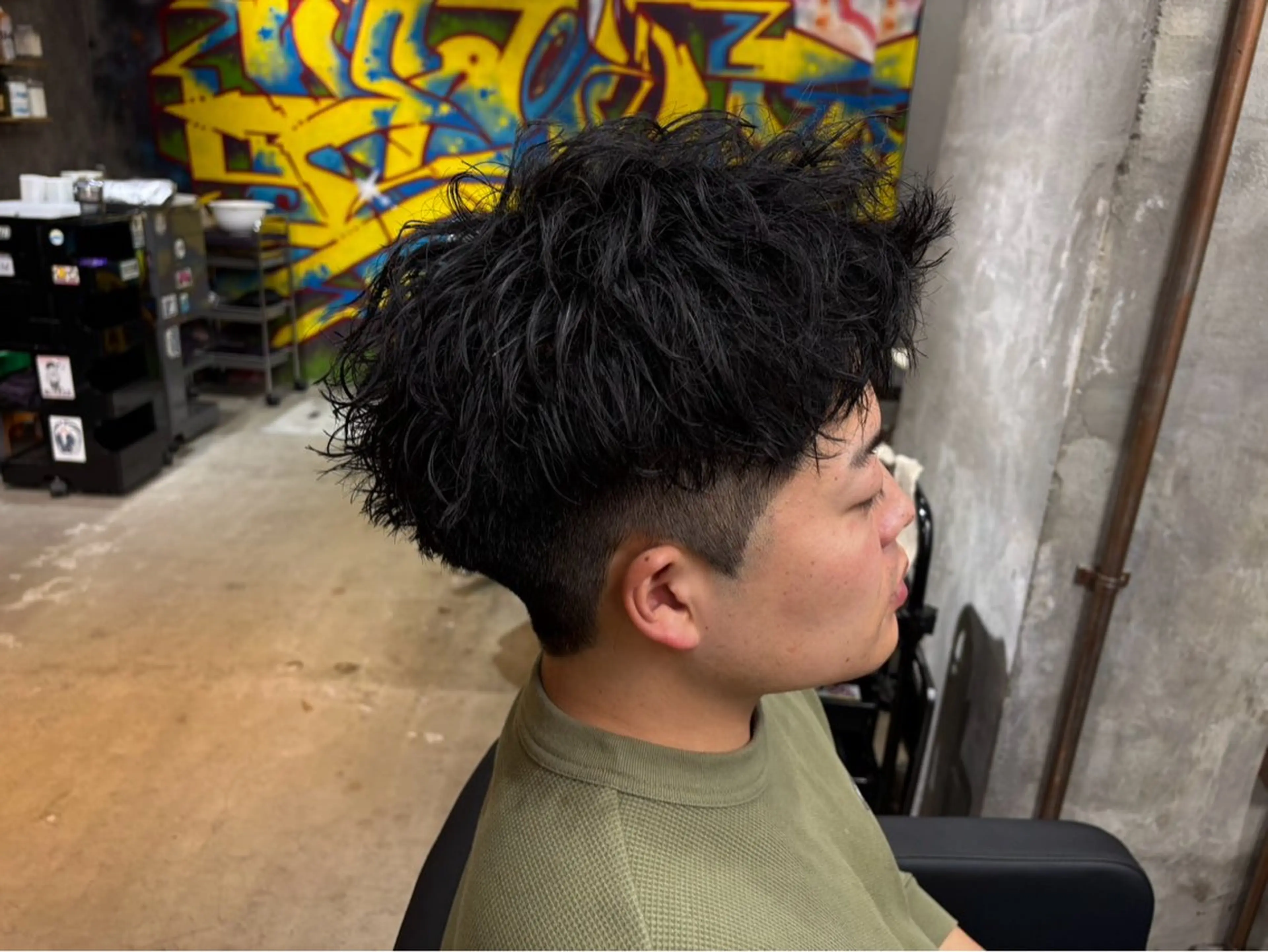 ショート パーマ toa/ メンズのヘアスタイル