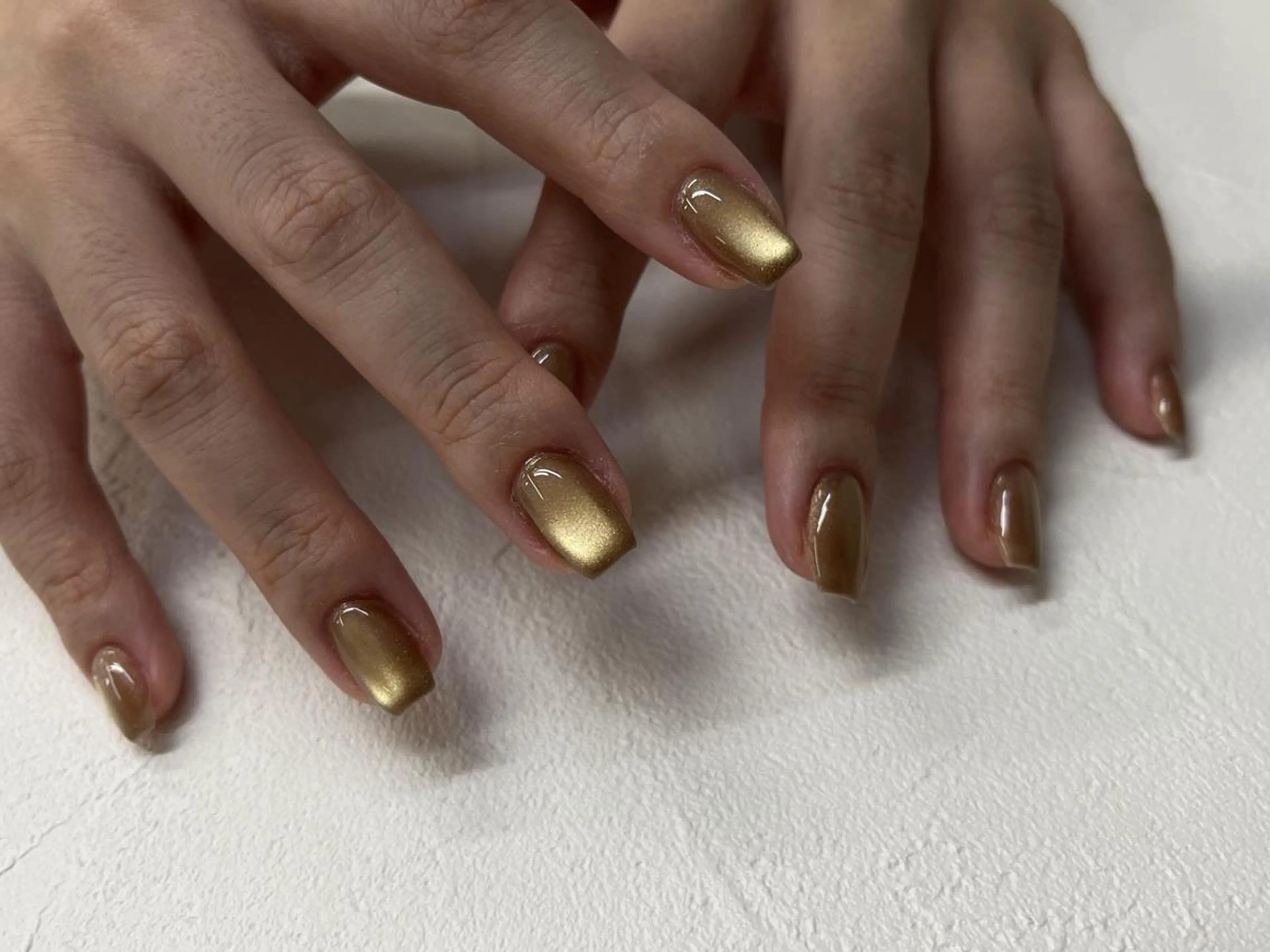 ネイル マグネットネイル マグネットワンカラー ワンカラーネイル ベターネイル 浅草橋のネイルデザイン