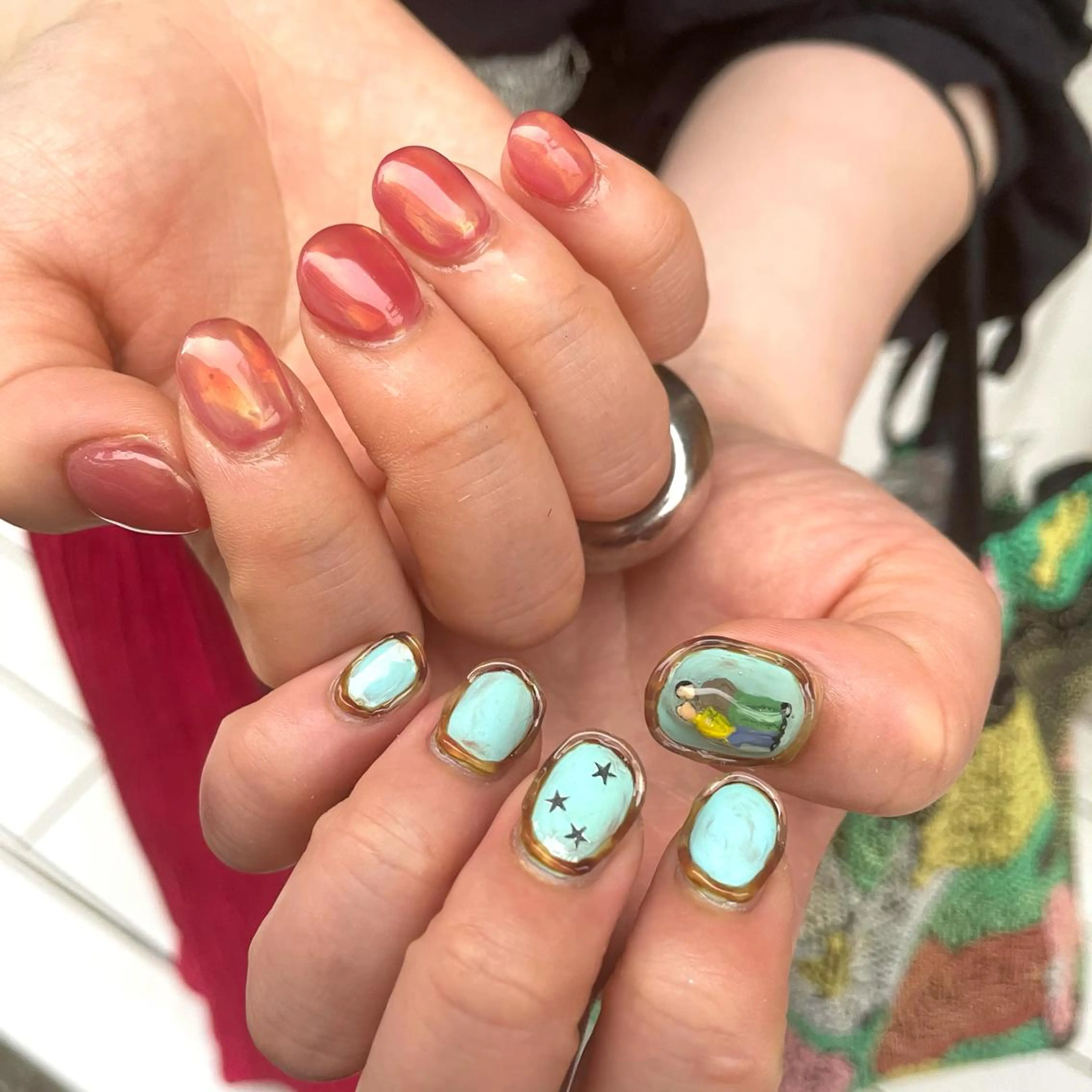 ネイル ハンドネイル 新井 ひなののネイルデザイン