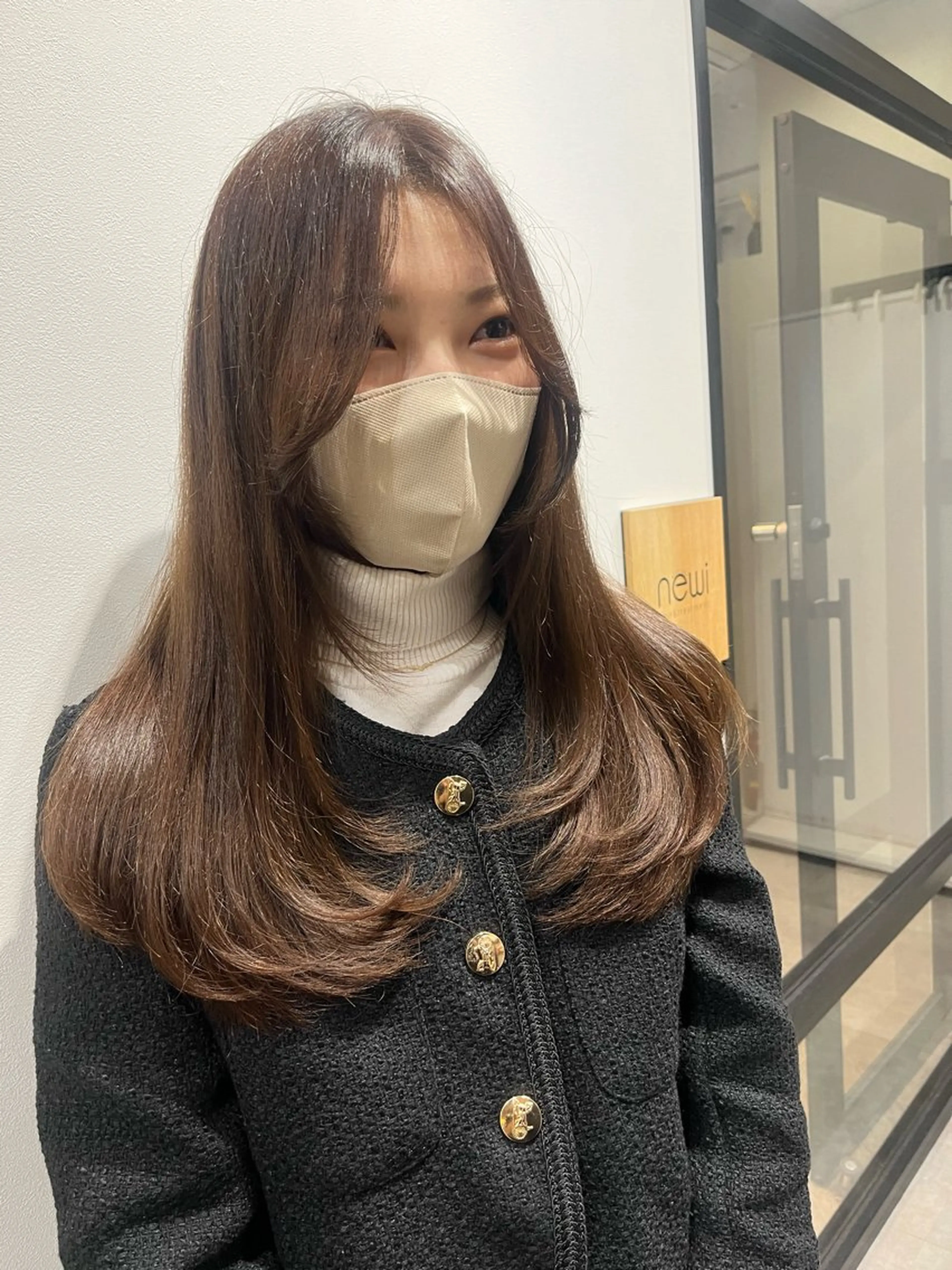 ロング カラー ベージュカラー カット ヘアカラー トリートメント 🫧ぷる艶カラー🫧 Yuubi🦩のヘアスタイル