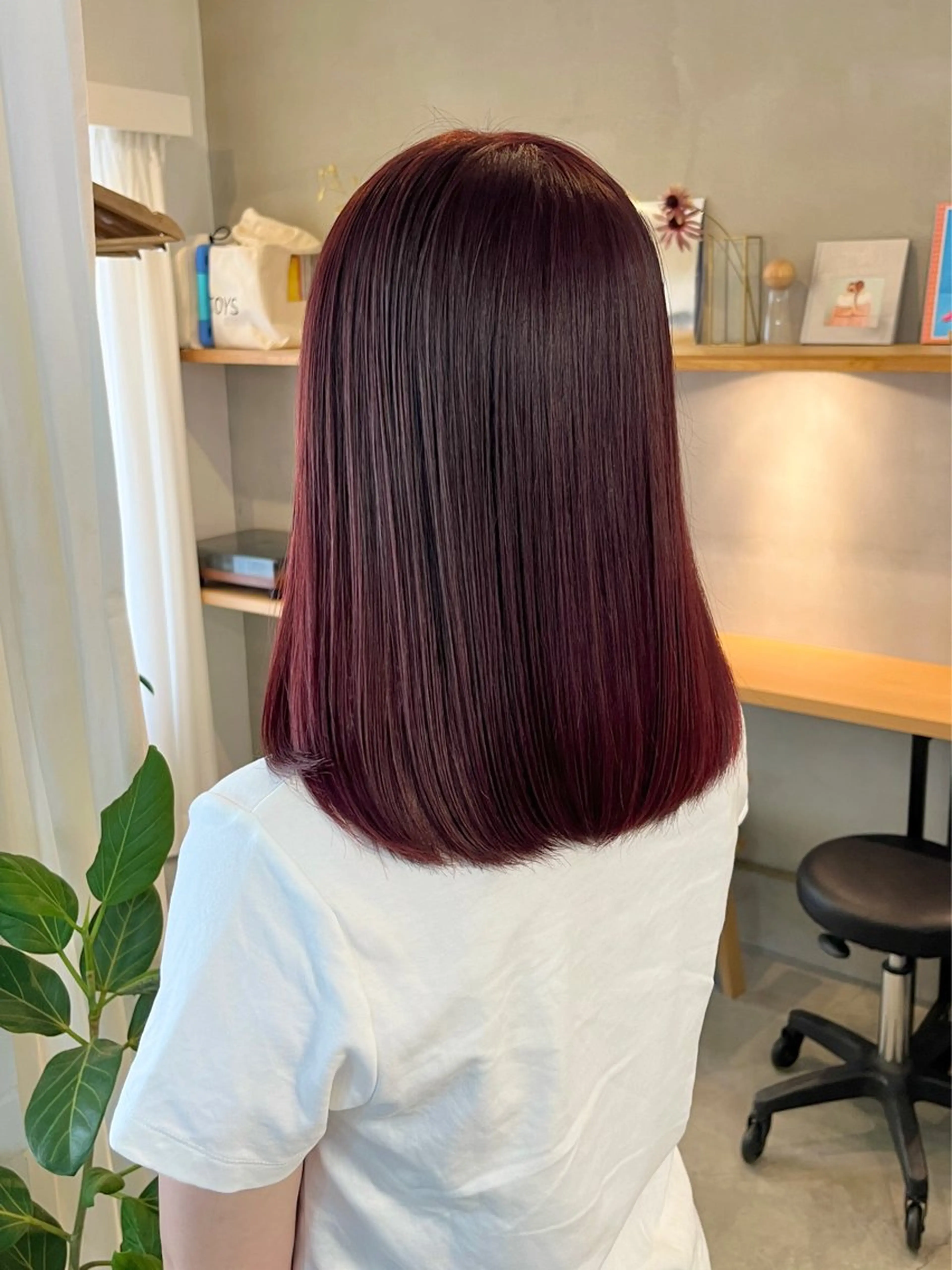 ミディアム カラー 伊藤ゆかり/髪質改善 /透明感カラーのヘアスタイル