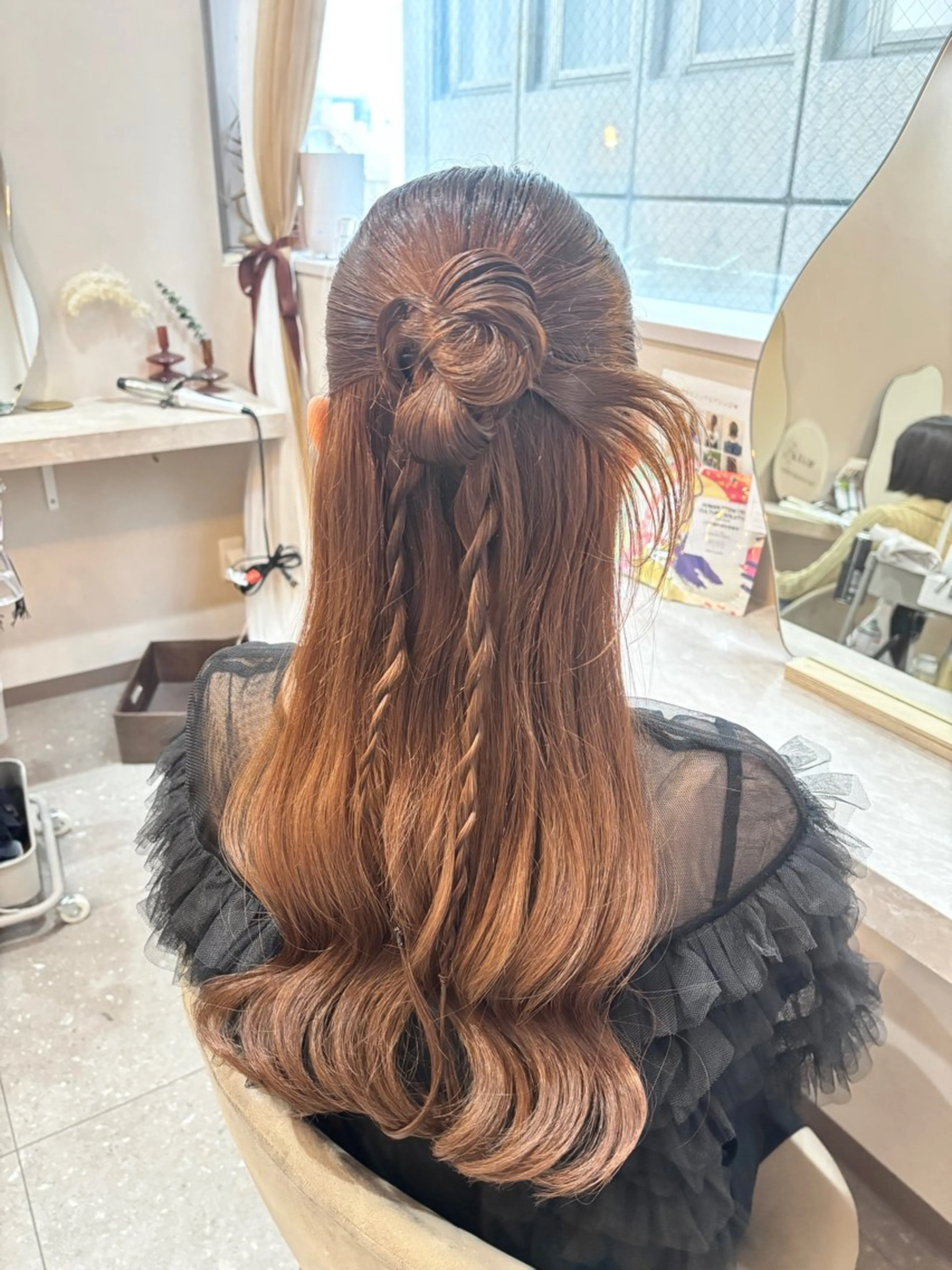 ヘアアレンジ ヘアセット Mila hinaのヘアスタイル