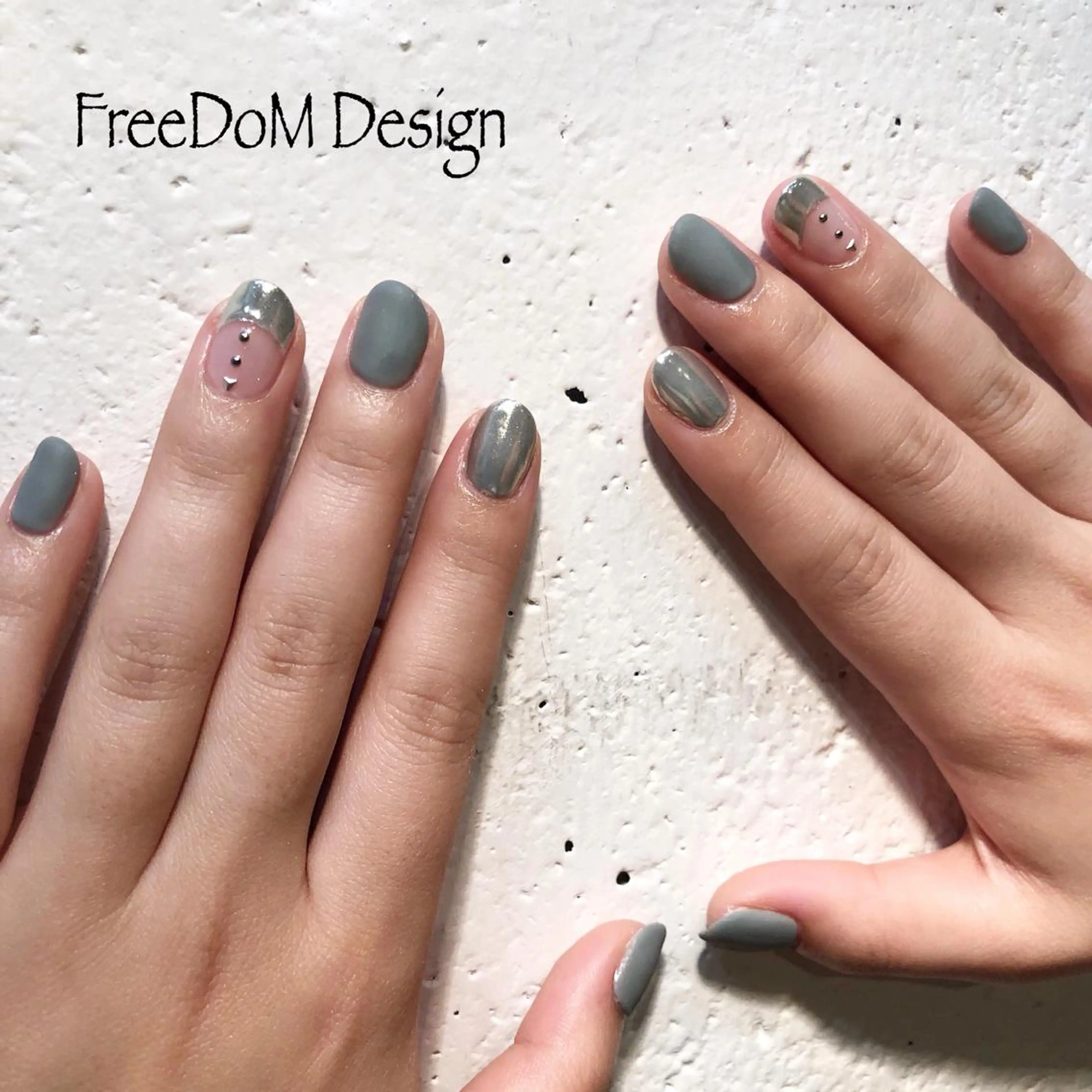 ネイル アートネイル ＦreeDoＭ   Design所属・W KUMIのネイルデザイン