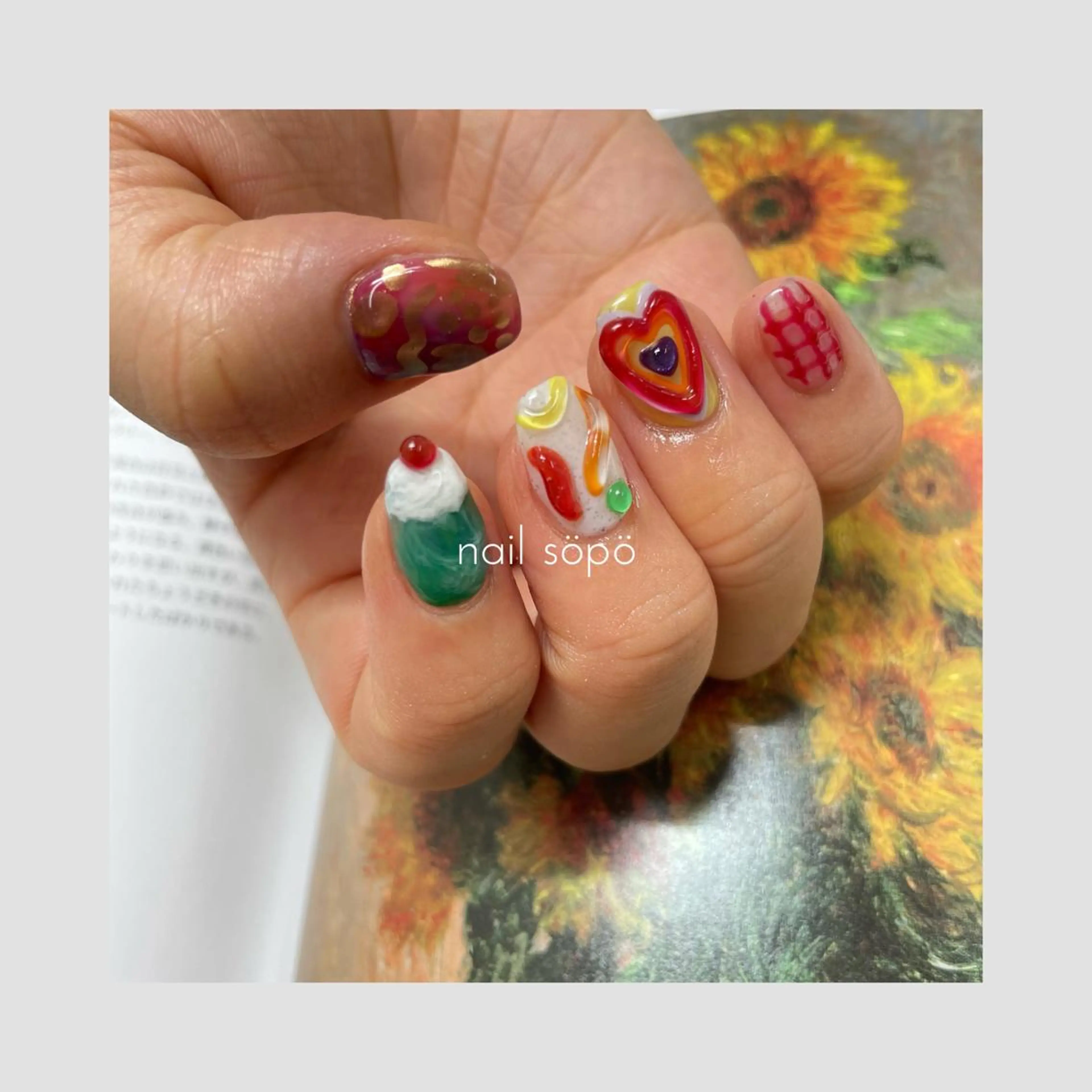 ネイル 自由が丘✳︎奥沢 nail söpöのネイルデザイン