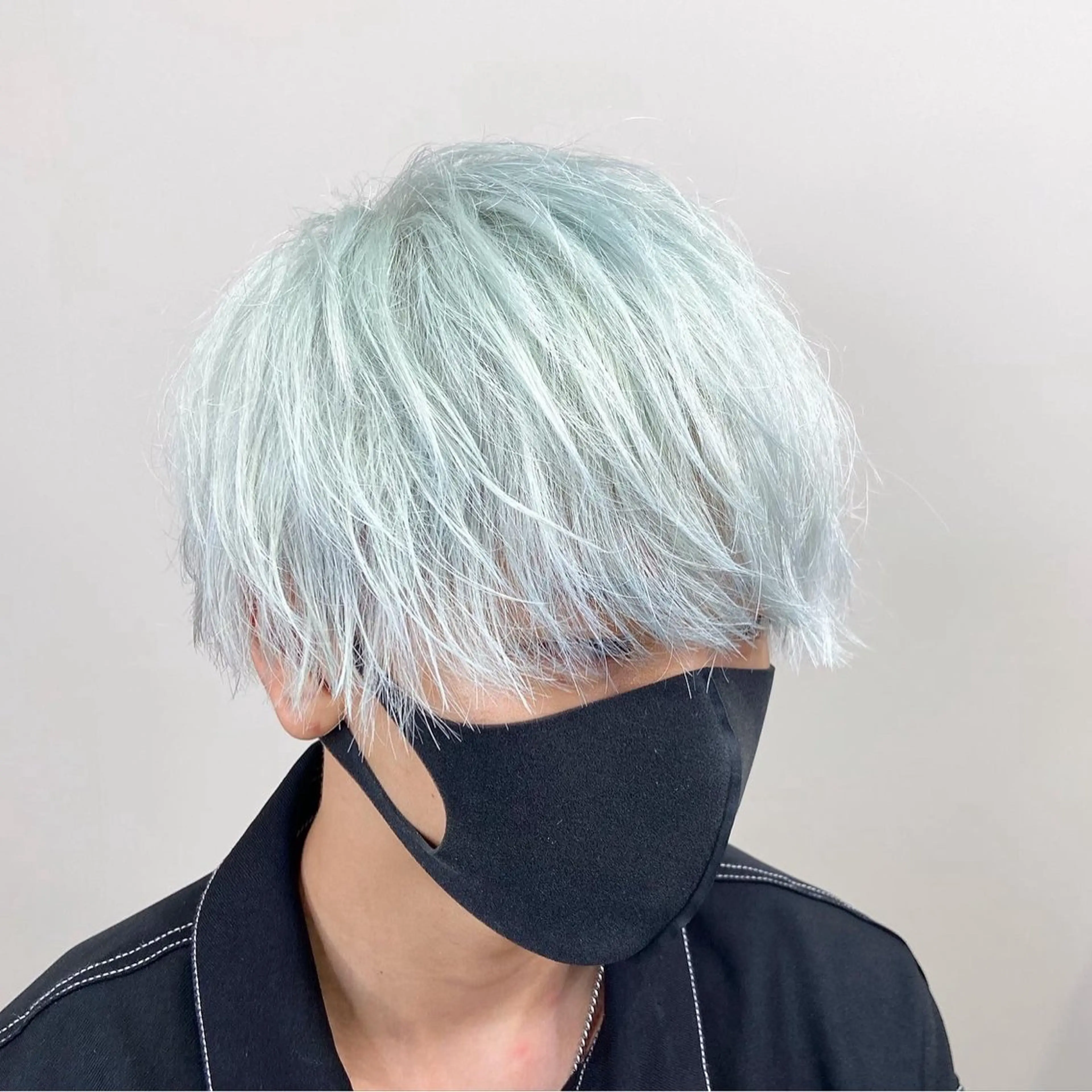 ショート カラー メンズ メンズブリーチ マッシュ ブリーチ 【メンズ特化】金沢 /片町　髙木　功基のヘアスタイル