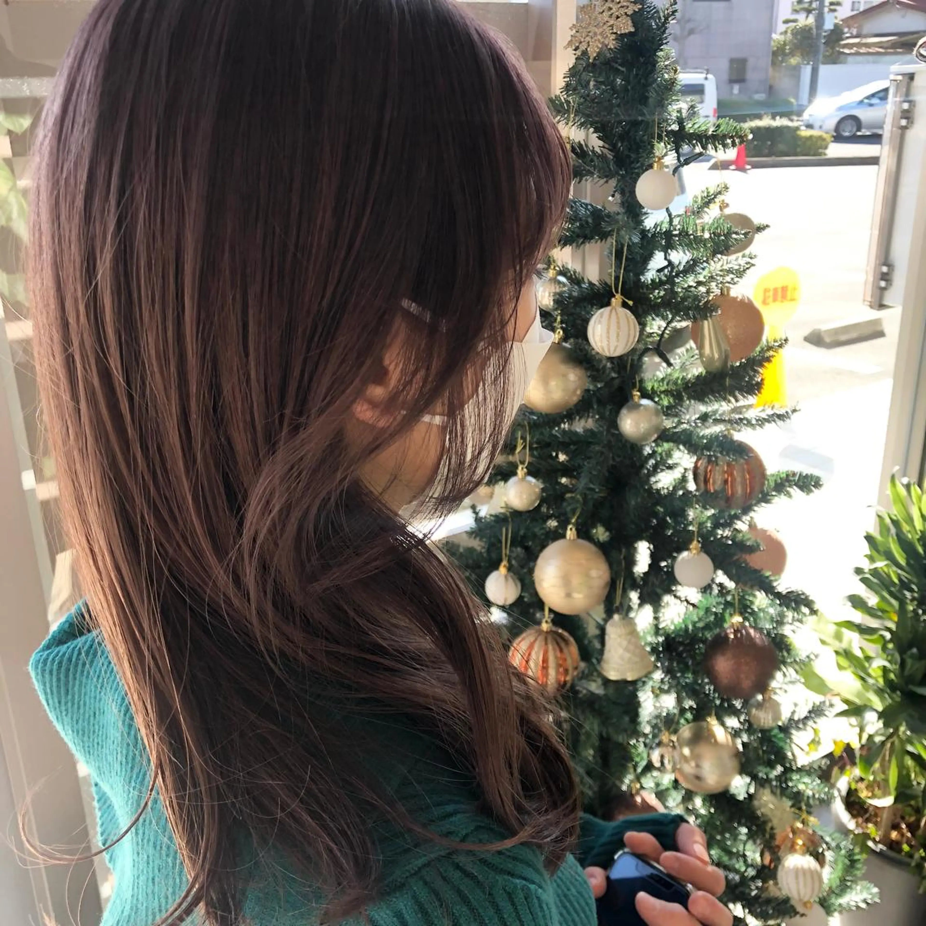 セミロング 堀越 エリのヘアスタイル