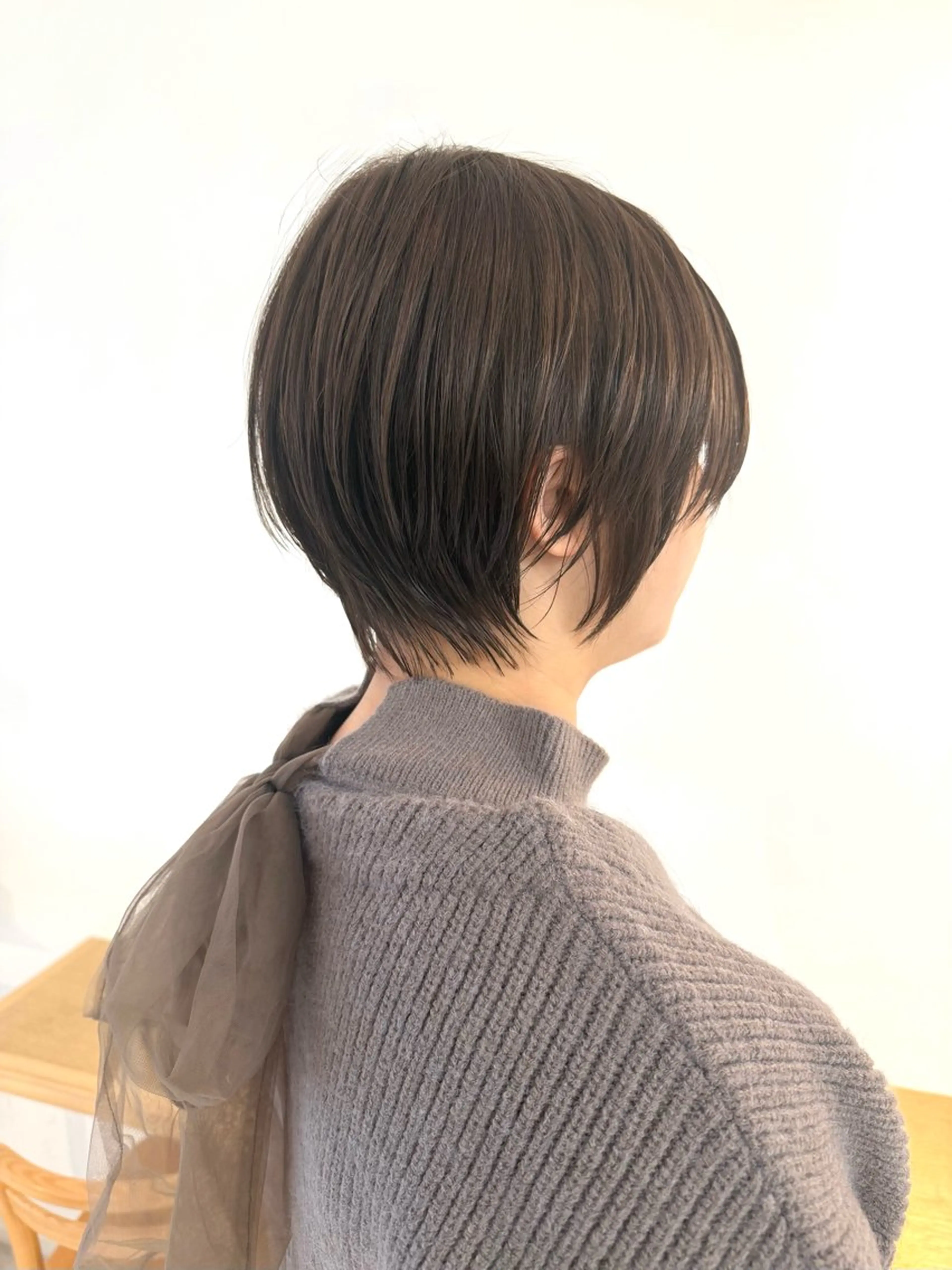 ショート カラー カット ヘアカラー トリートメント 安永 涼のヘアスタイル