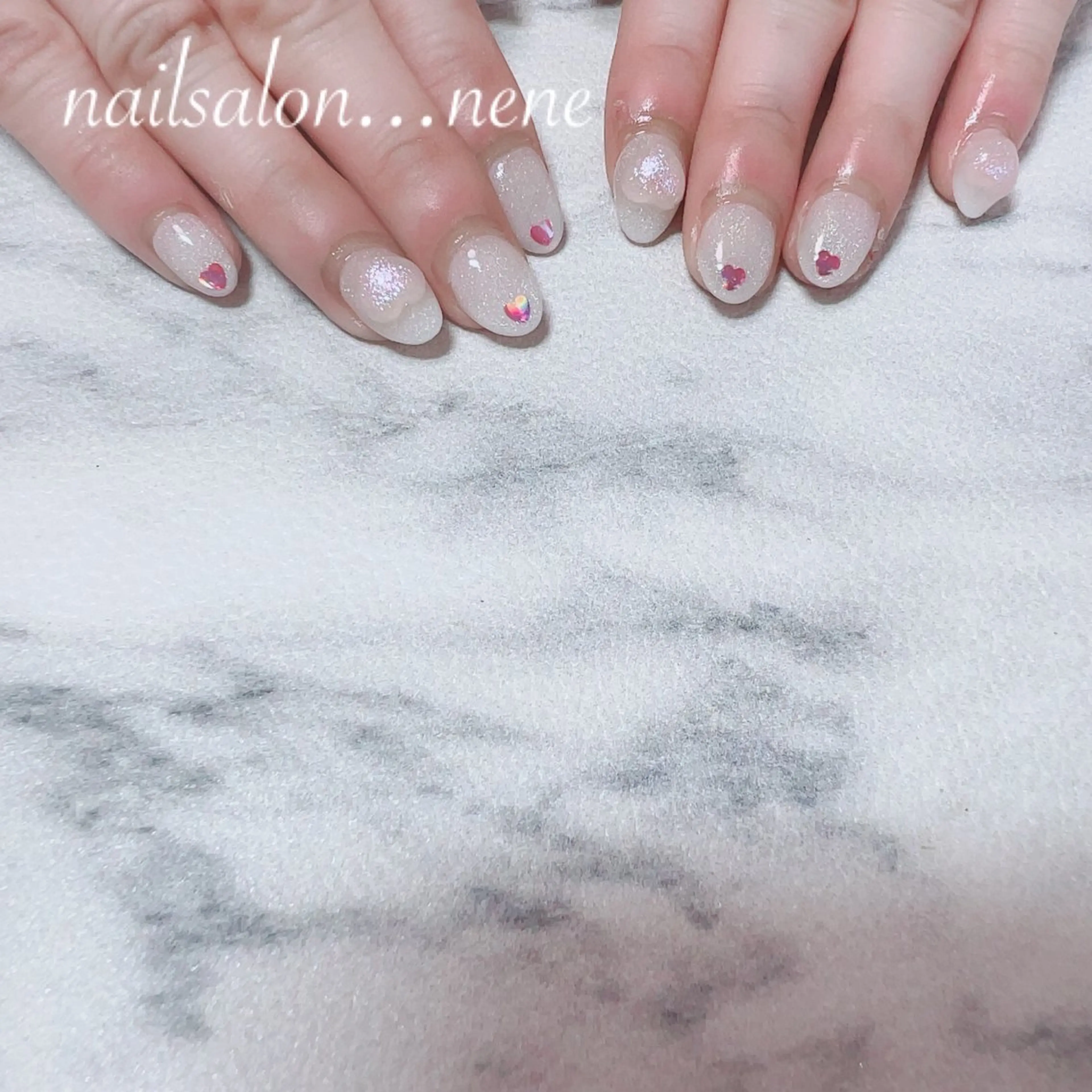 ネイル ハート nailsalon ...neneのネイルデザイン