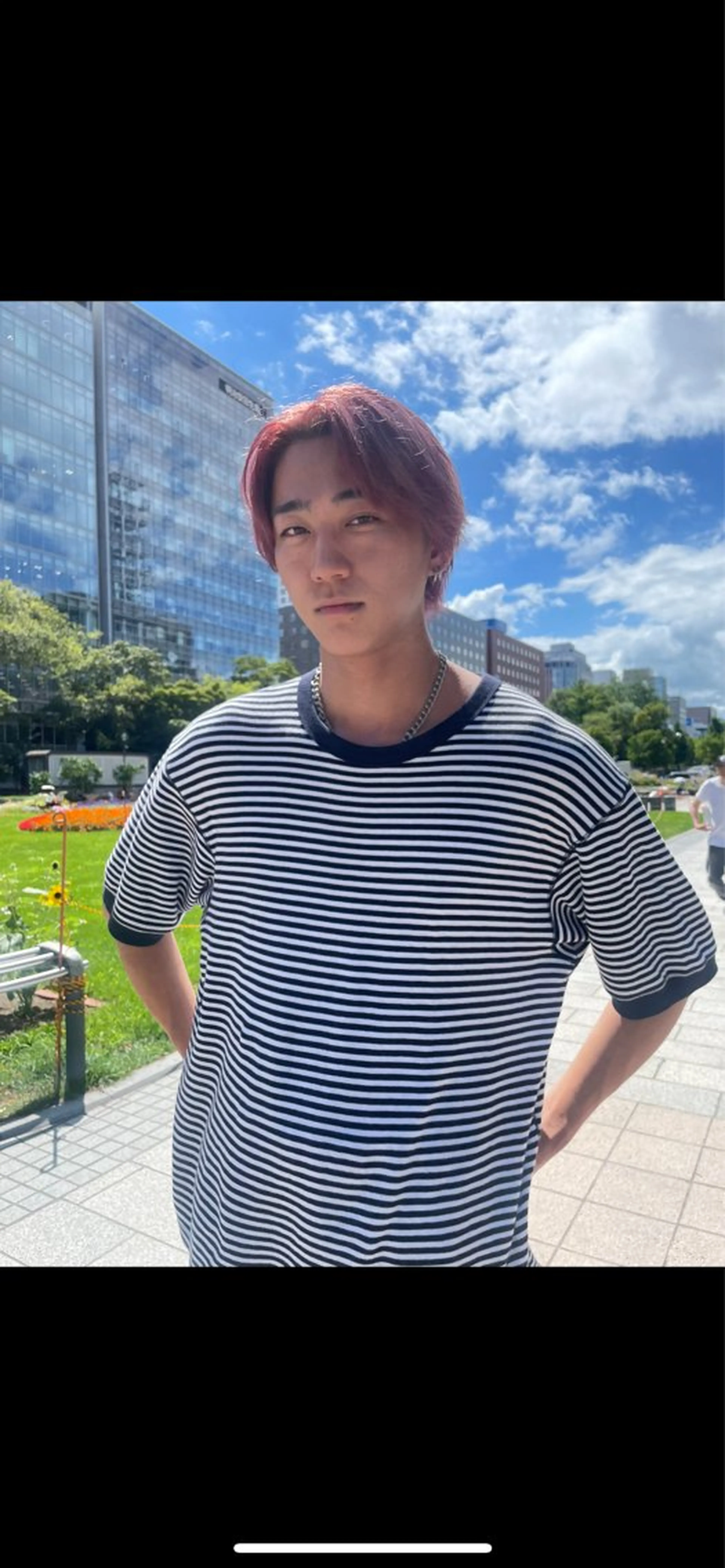 カラー メンズ ダブルカラー 【無料カットモデル】 水山まさはる🌸のヘアスタイル