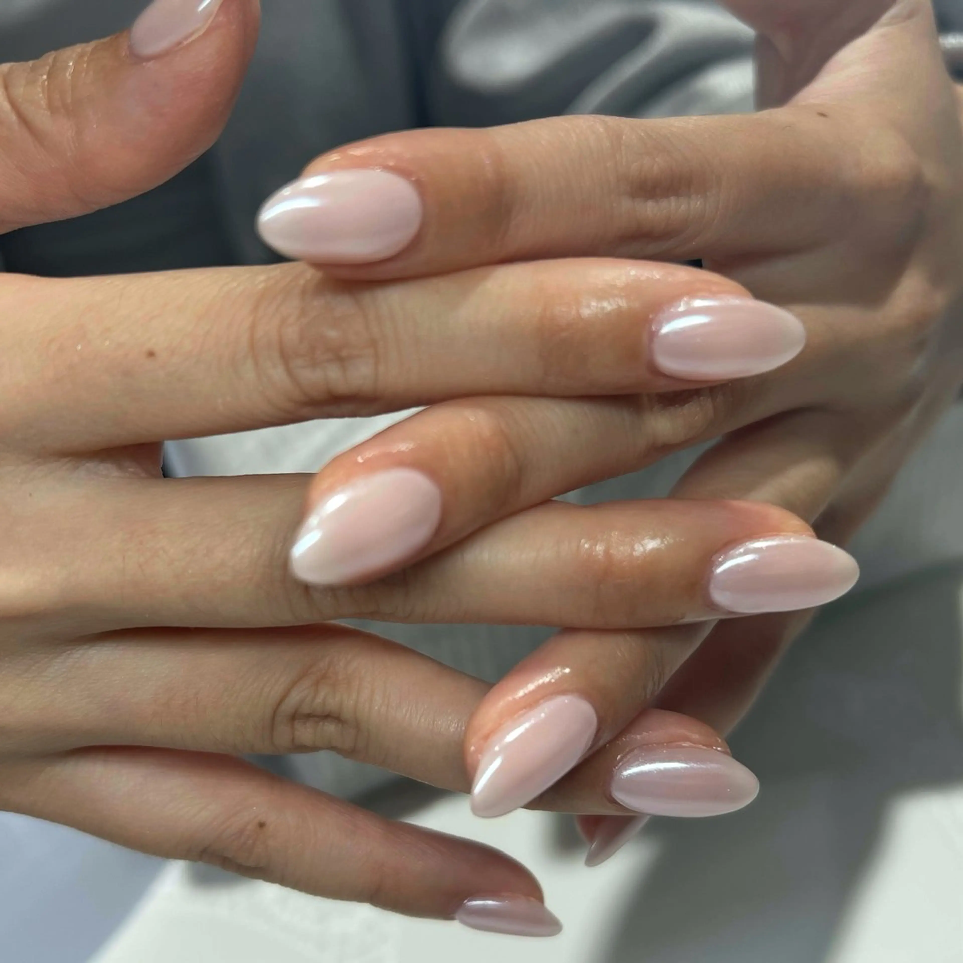 ネイル オーロラネイル ミラーネイル ワンカラーネイル ハンドネイル Mermaid Nailのネイルデザイン