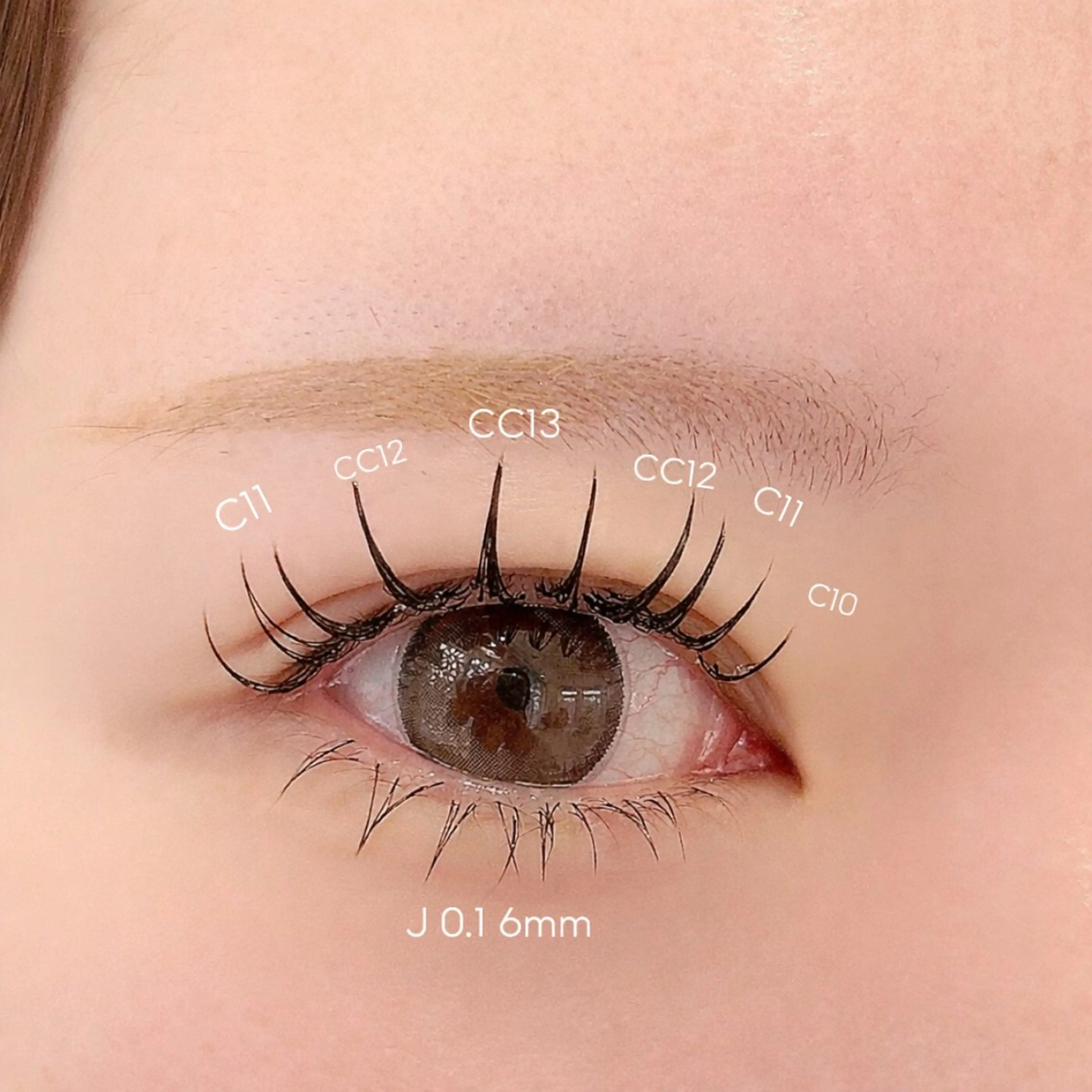 マツエク・マツパ フラットラッシュ 下まつげエクステ マツエク Makea南越谷 後藤のマツエク・マツパデザイン