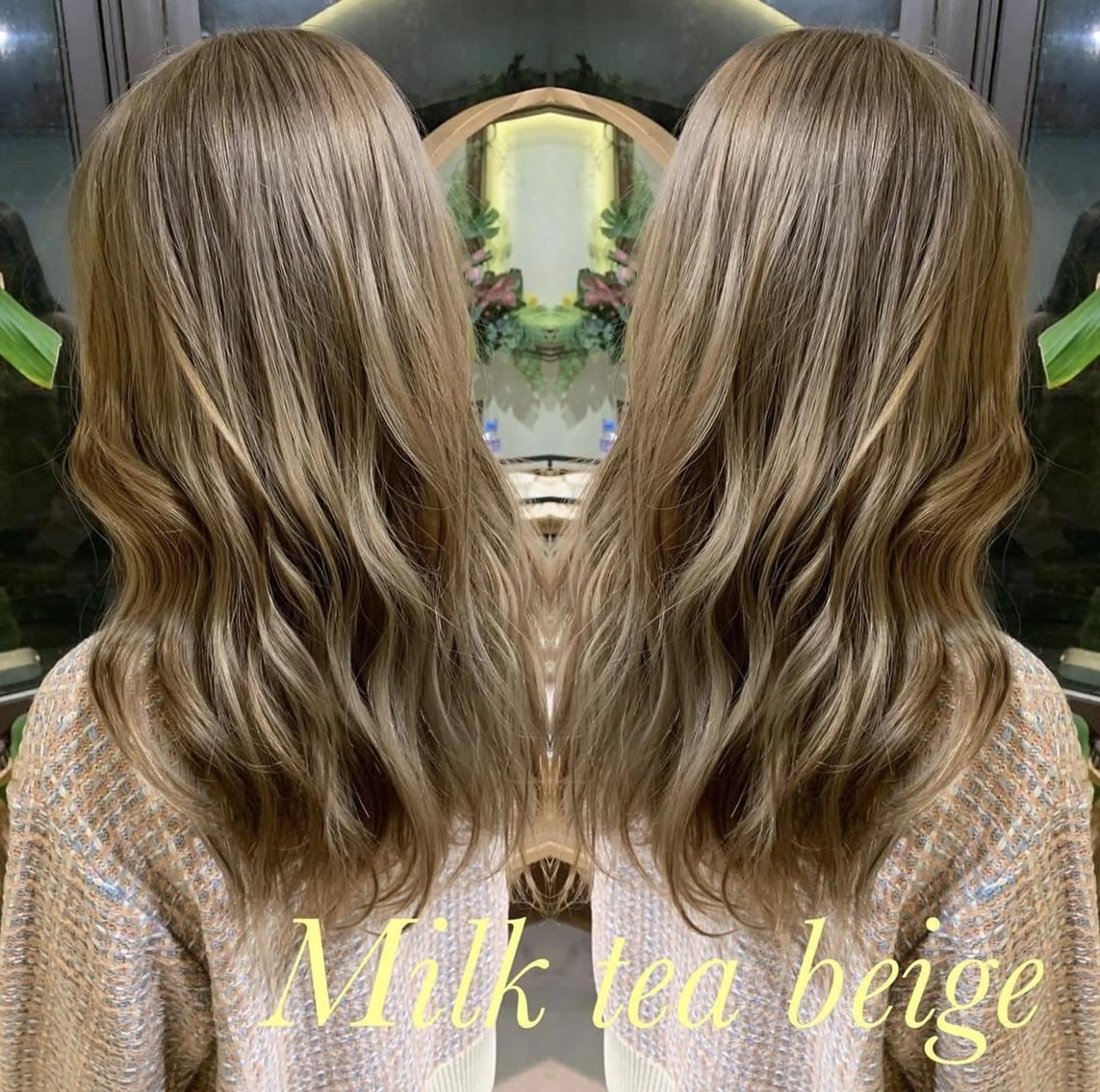 ホワイト系チャレンジ🩵』2ブリーチカラー+ケラチントリートメント ¥23,100→16,500の写真