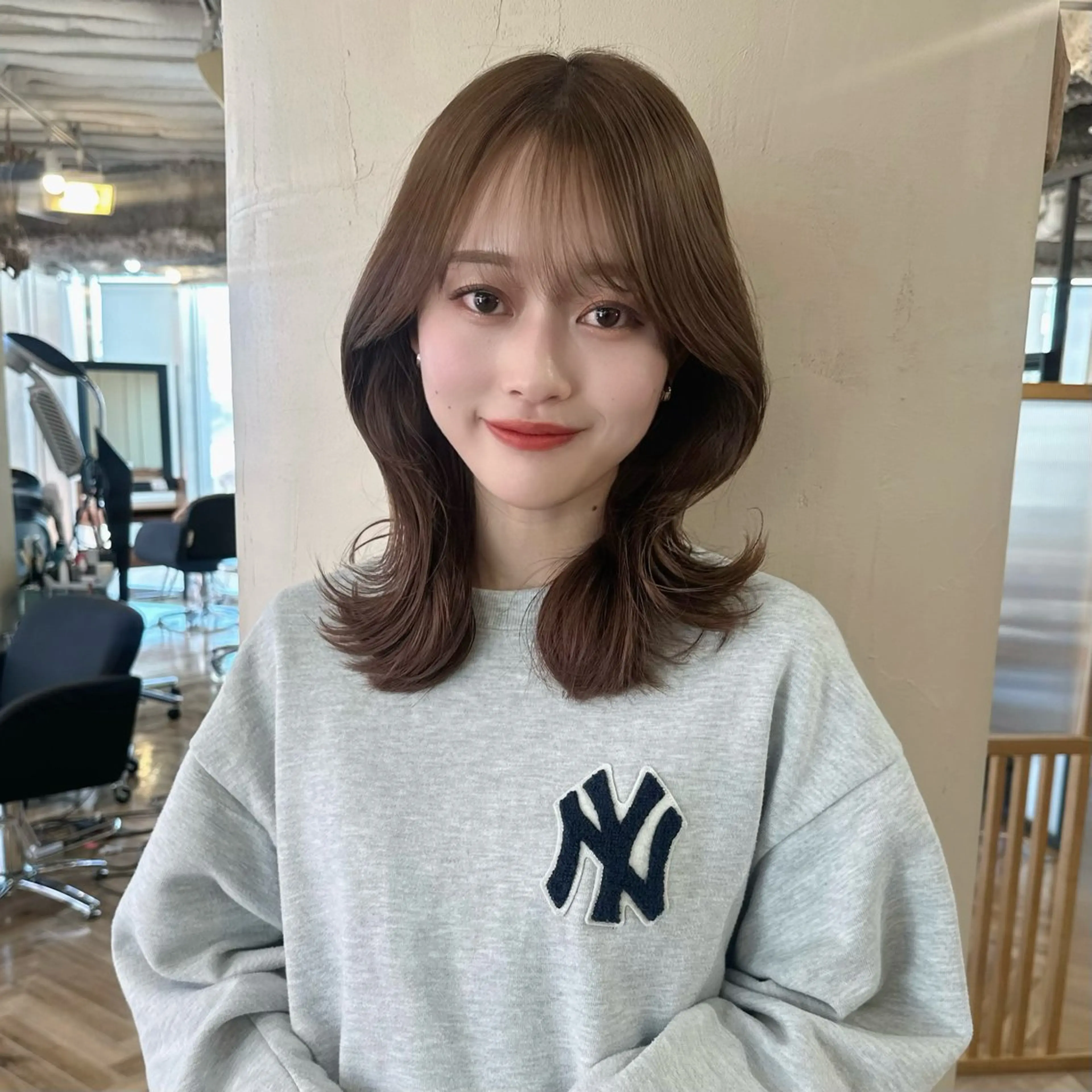 ミディアム 渋谷/メンズパーマ/ ミディアム/田代昂平のヘアスタイル