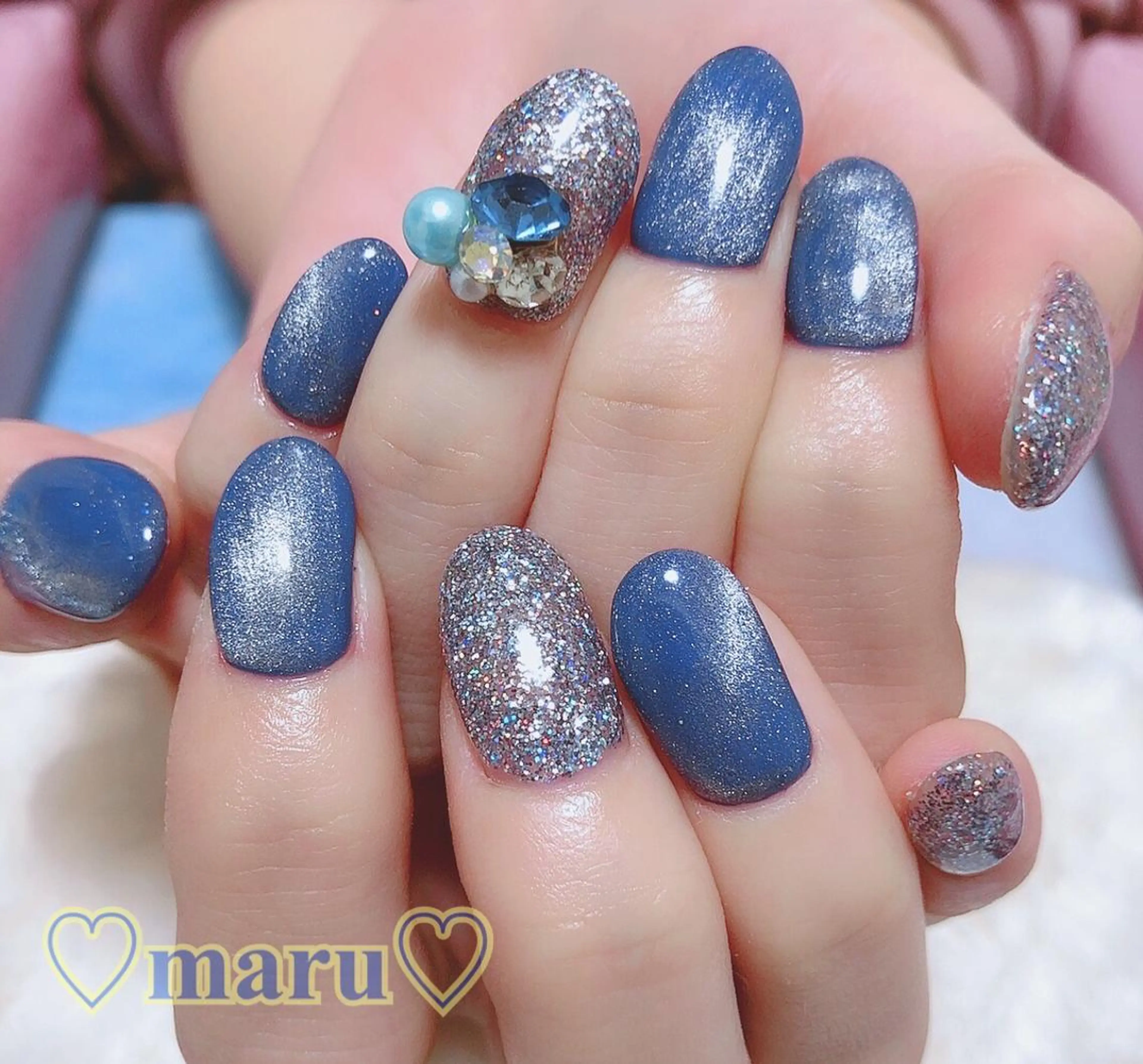 ネイル ハンドネイル フットネイル まるみ ♡のネイルデザイン