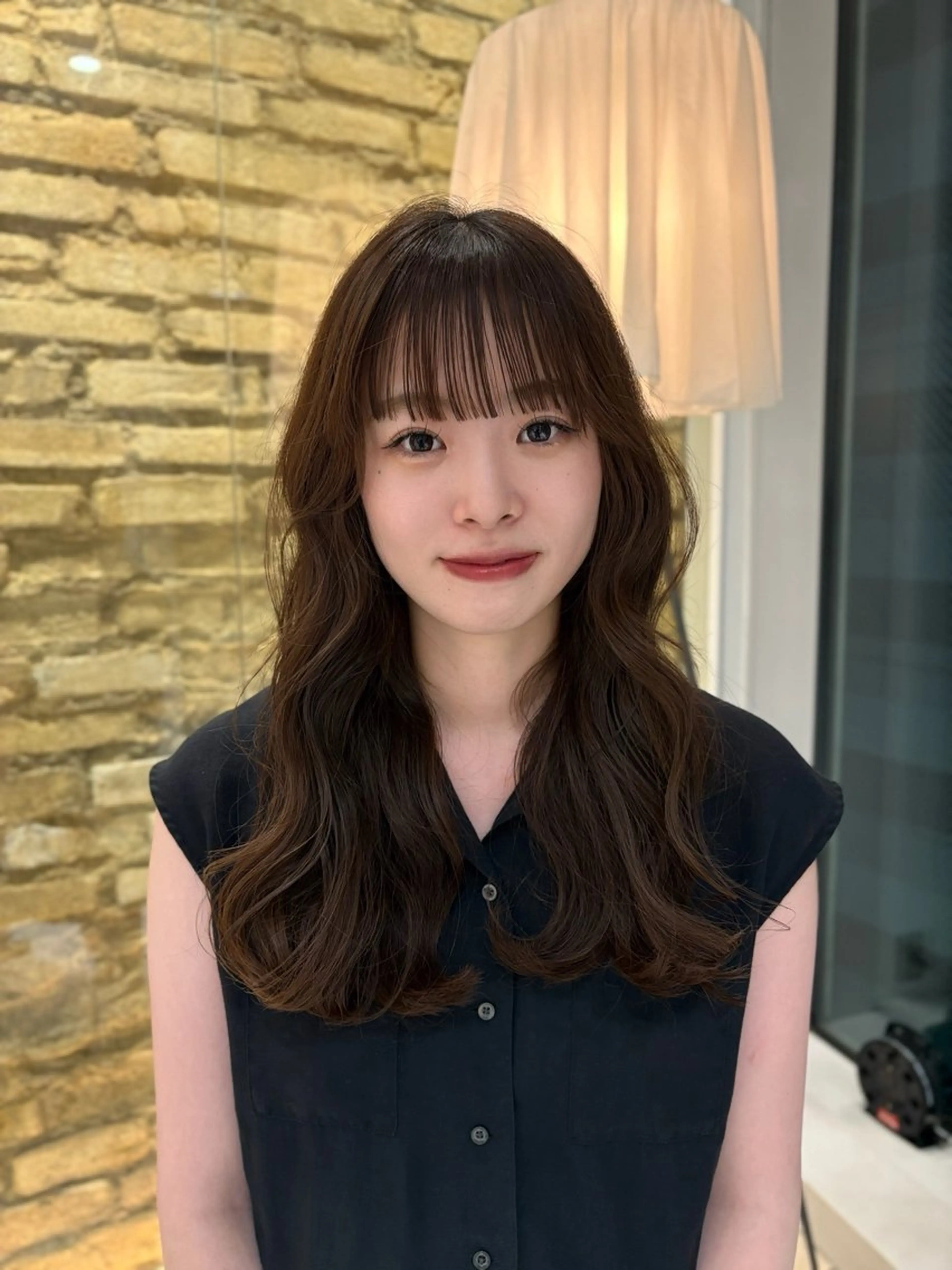 ロング hair make BEHIVE ichibancho AVEDA所属・渡邉  日向子 ・レイヤー、縮毛矯正のヘアスタイル