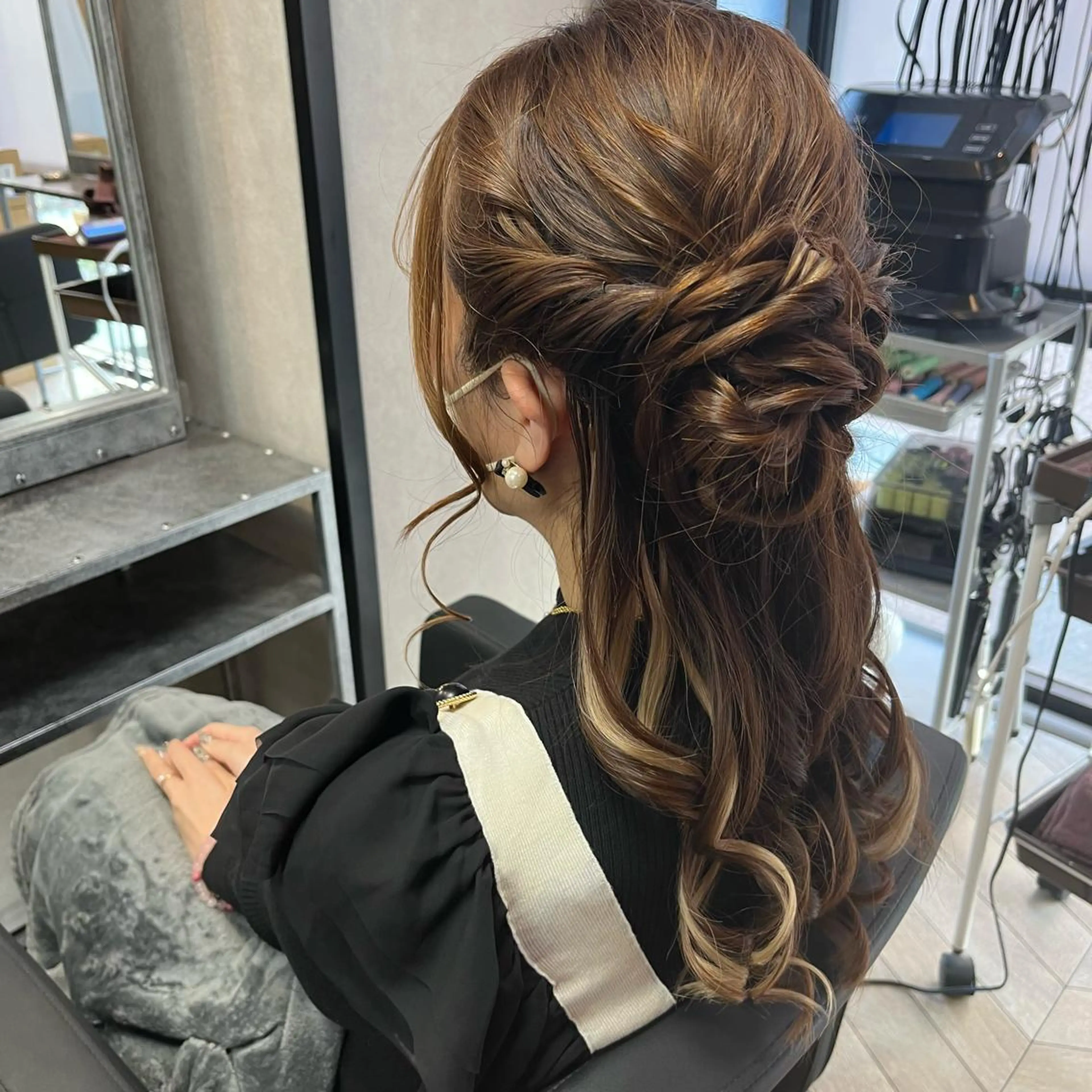 ロング カラー ヘアアレンジ est hair 池袋西口店所属・😈派手髪/ 地雷系 /　KALIN😈のヘアスタイル