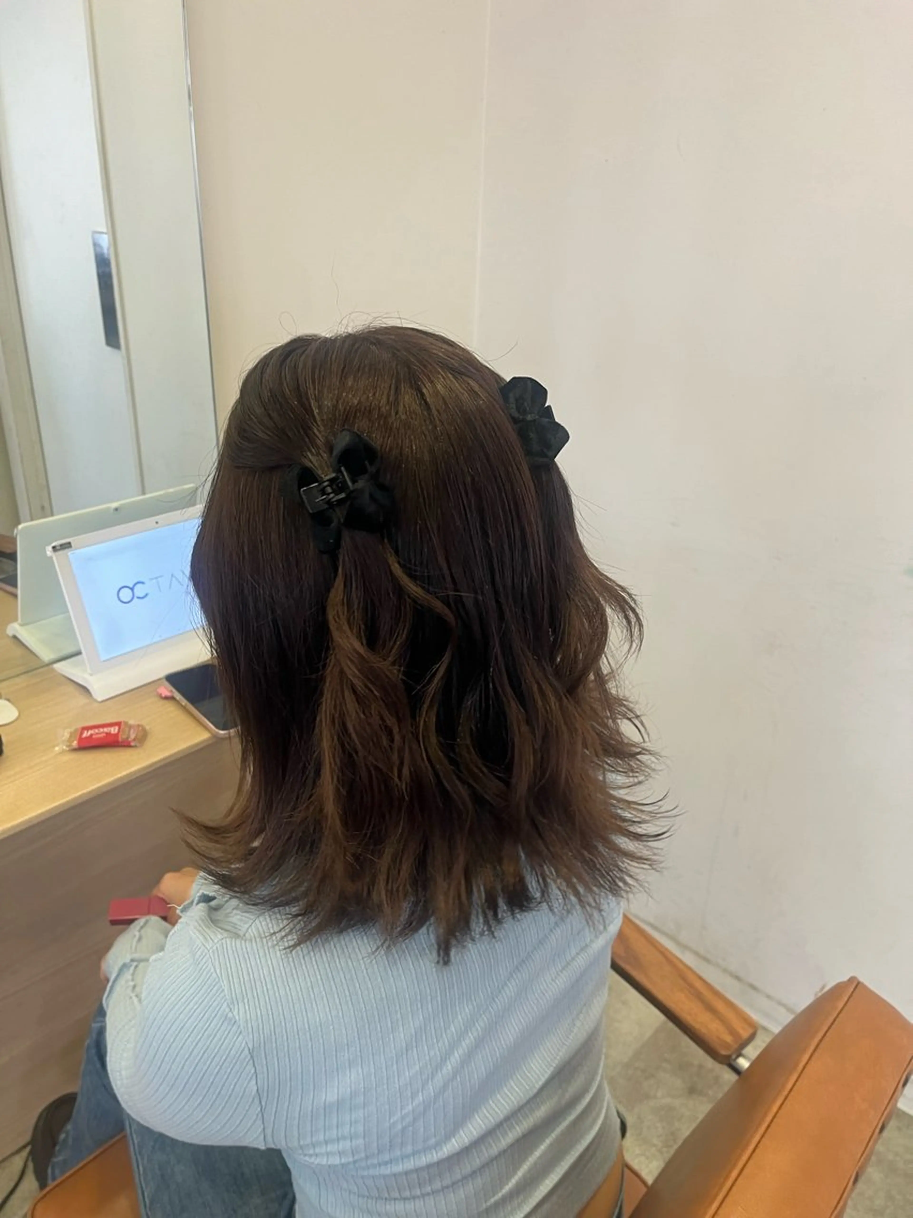 ミディアム ヘアカラー トリートメント カット/パーマ/カラ ー清本耕介のヘアスタイル