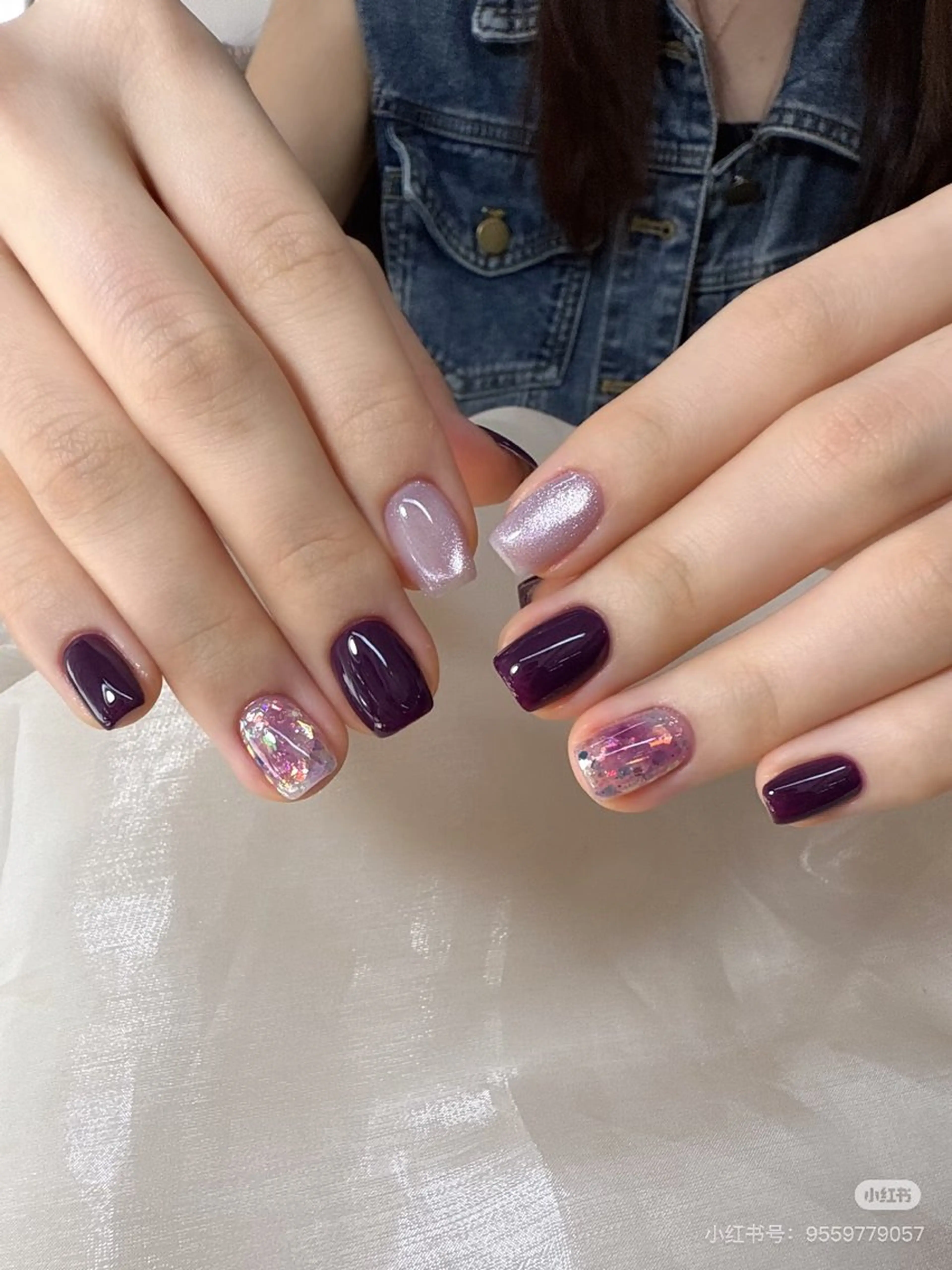 ネイル フレンチネイル 韓国ネイル マグネットネイル 持ち込み ネイルチップ ハンドネイル ハンドケア イブ ネイリのネイルデザイン