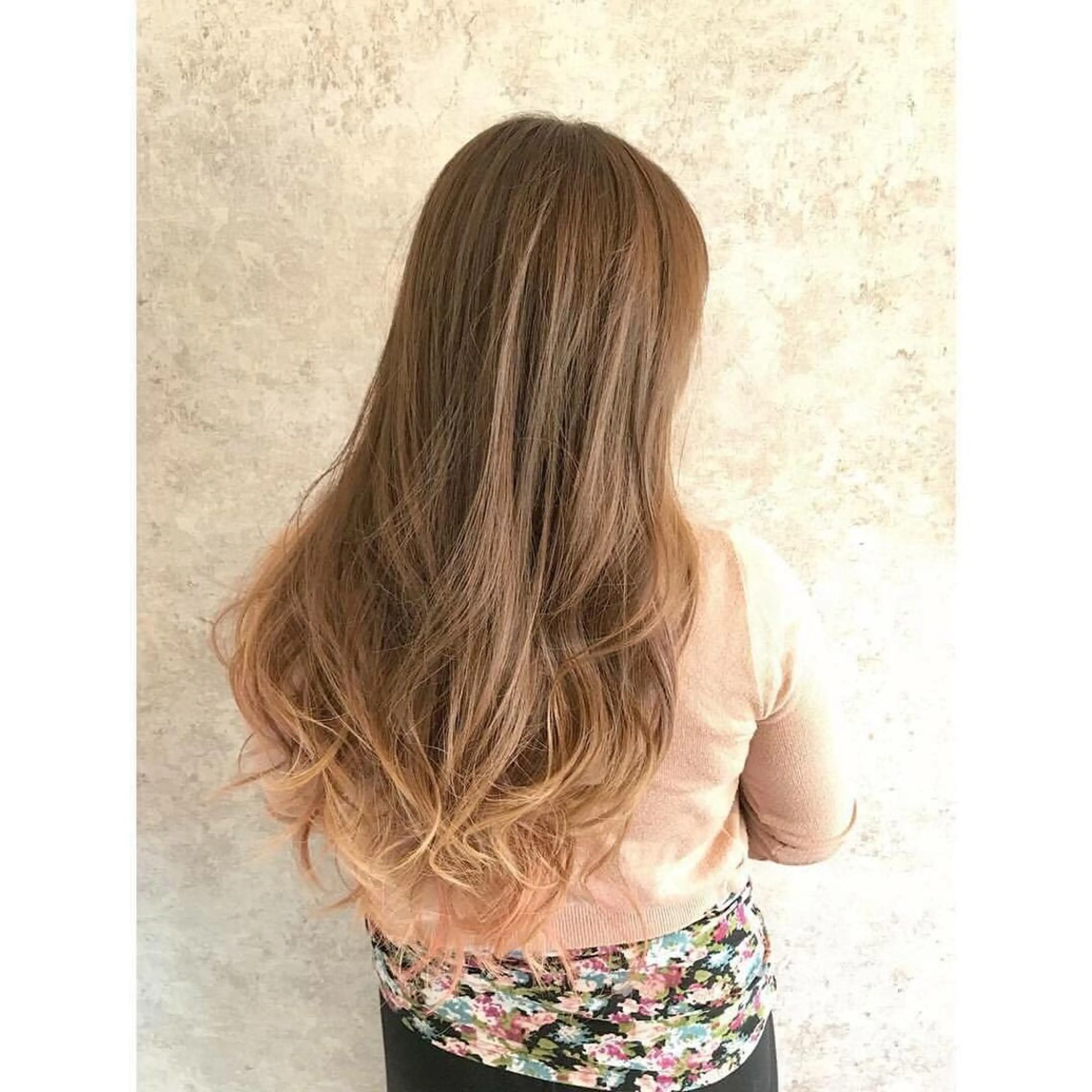 ミディアム カラー due hair 京都駅前店 MILBON オージュア認定サロン【デューヘアー】所属・ハイトーンブリーチ 土坂 由志【京都】のヘアスタイル