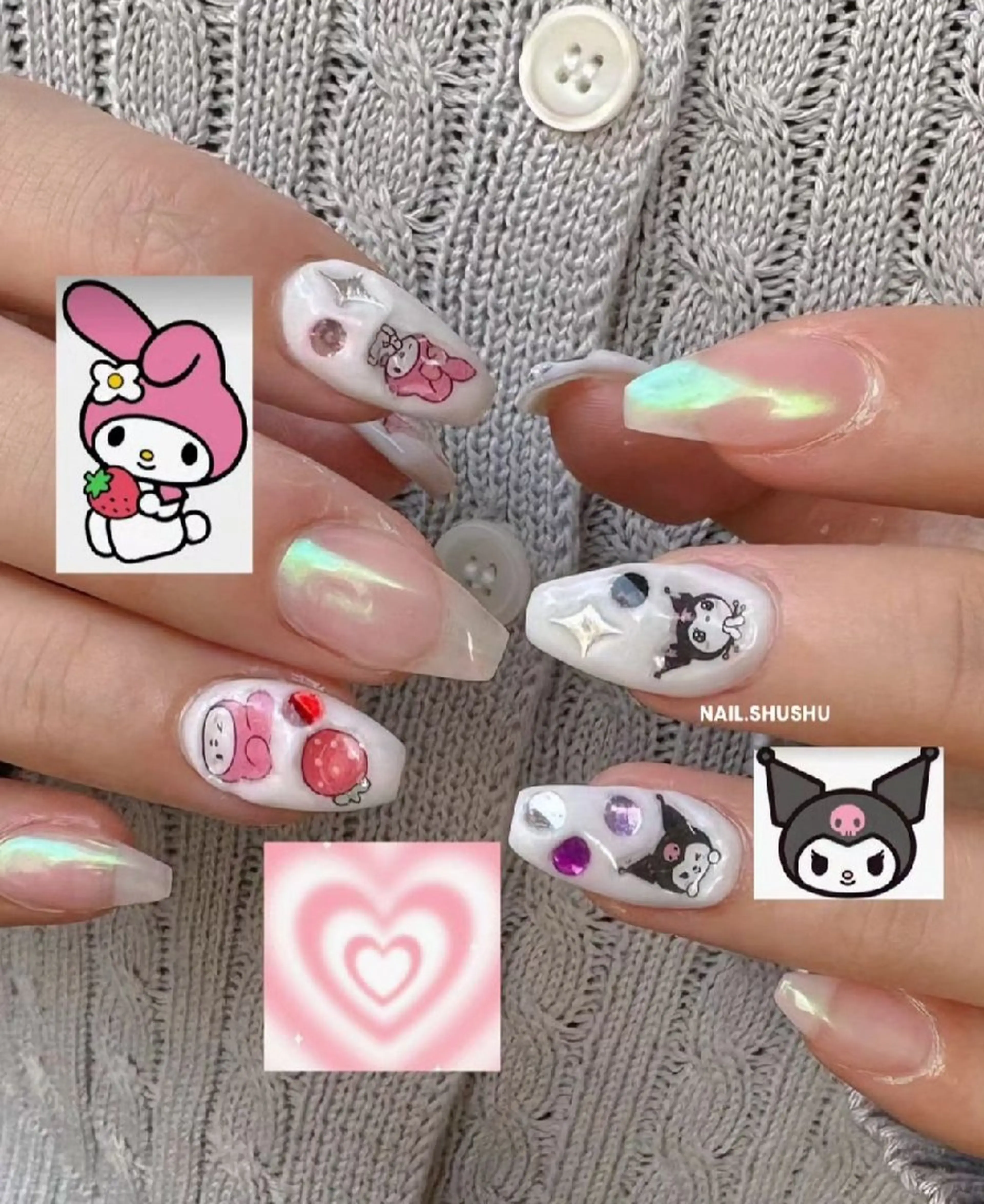 ネイル 3dパーツ/流行り 👧shushu❤️のネイルデザイン