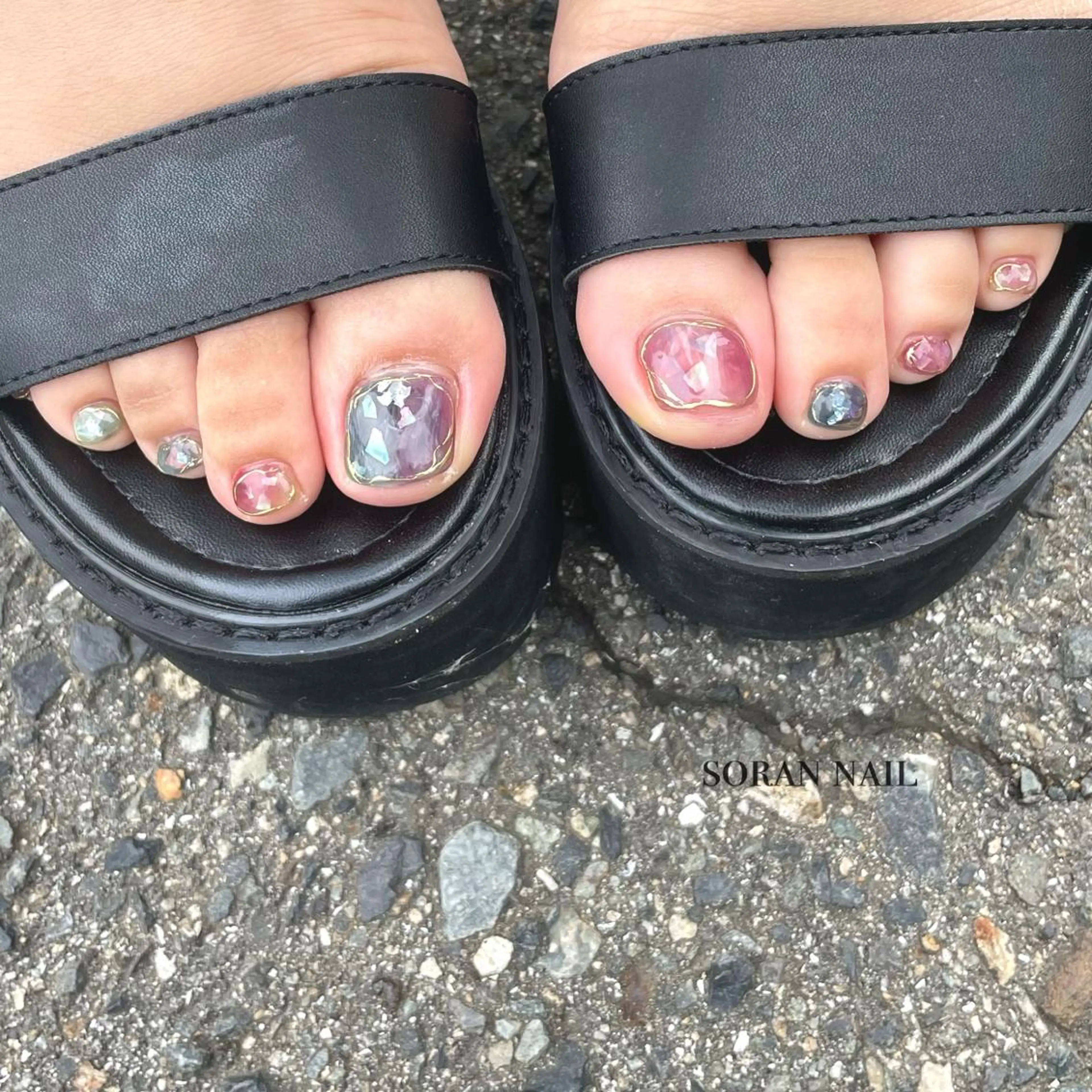 ネイル フットネイル soran nailのネイルデザイン