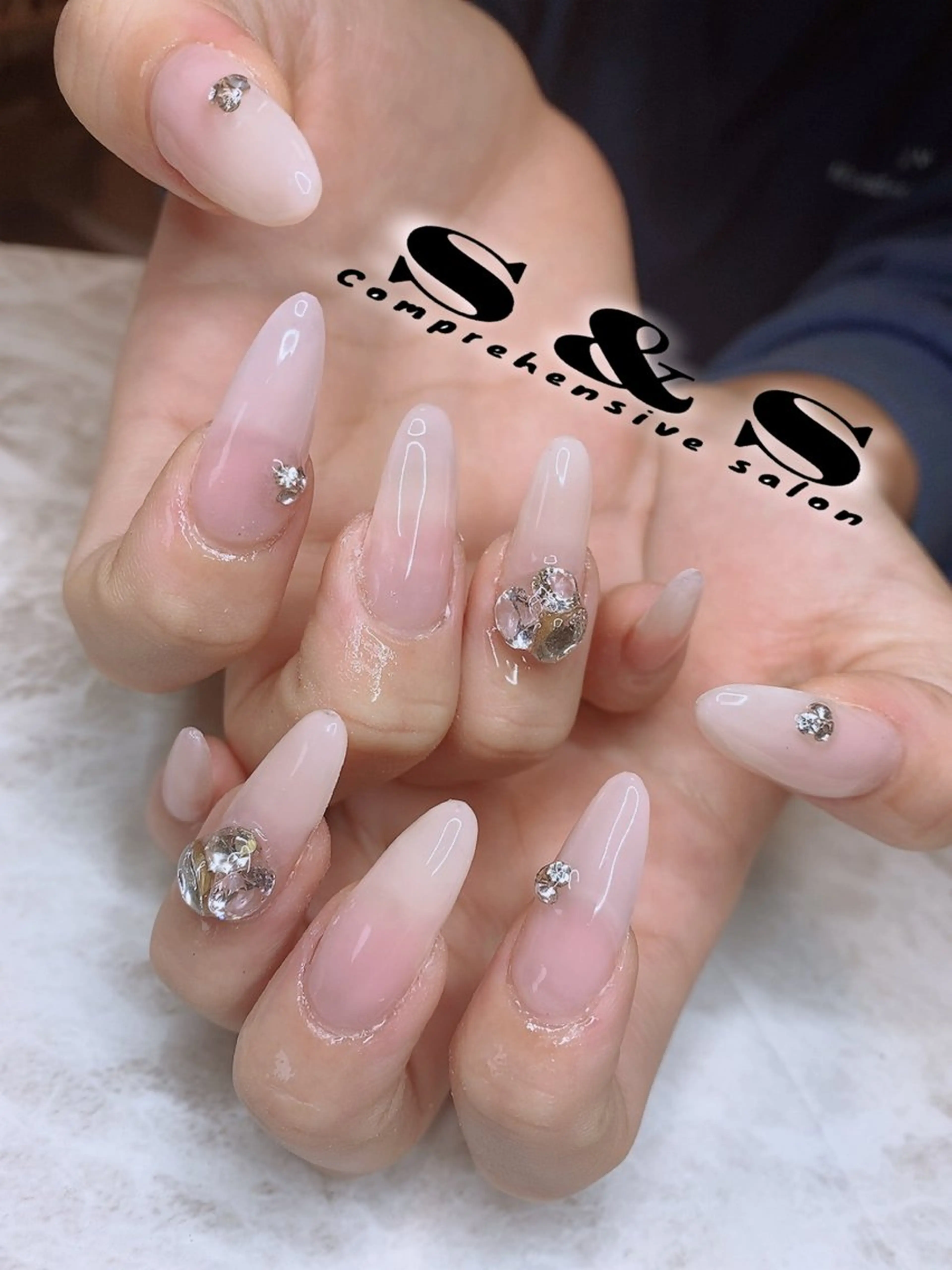 ネイル 長さ出し メンズネイル 持ち込み スカルプネイル S&S 村田小百合のネイルデザイン