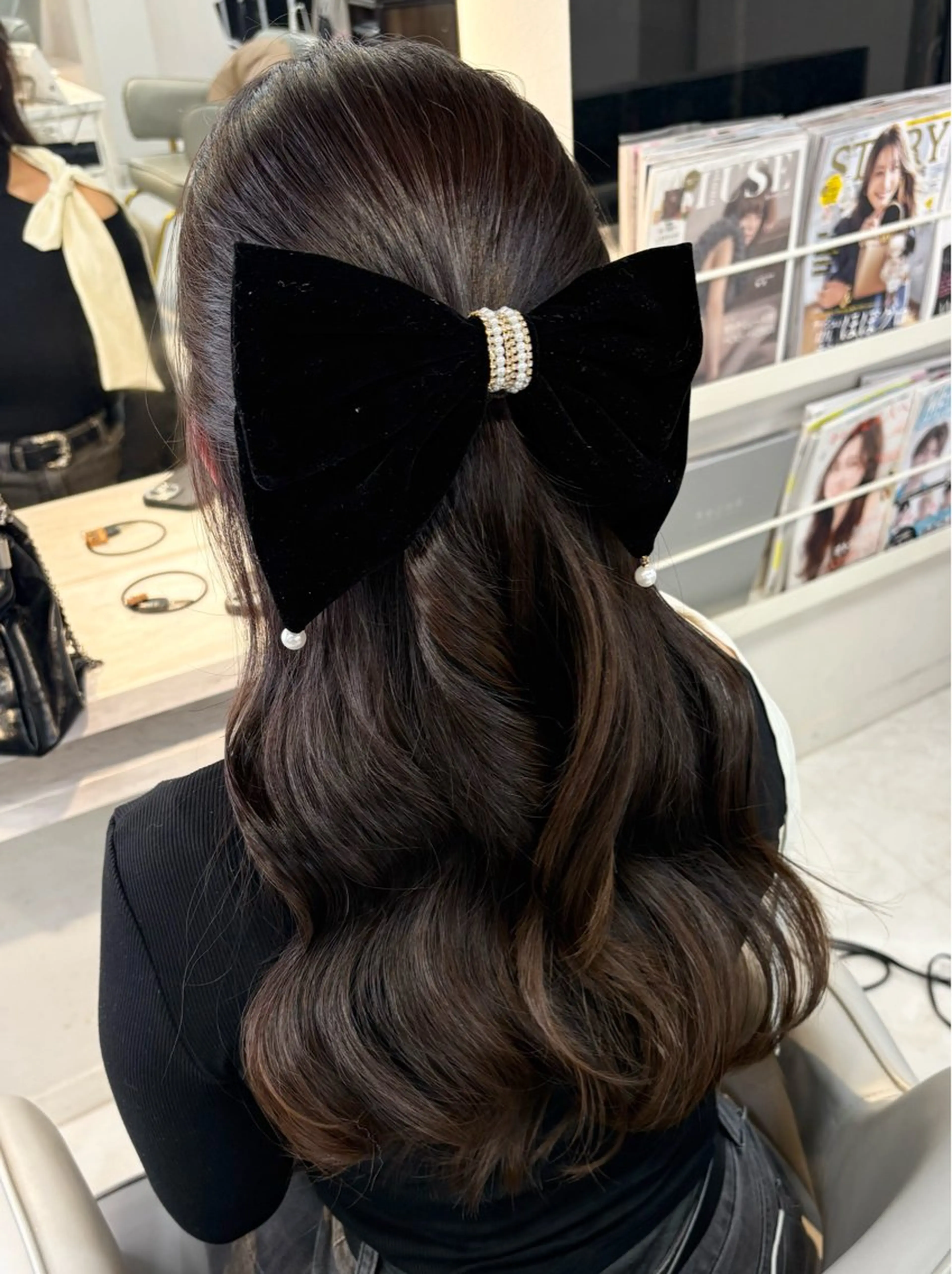 ヘアアレンジ ハーフアップ ヘアセット yua 🎀のヘアスタイル