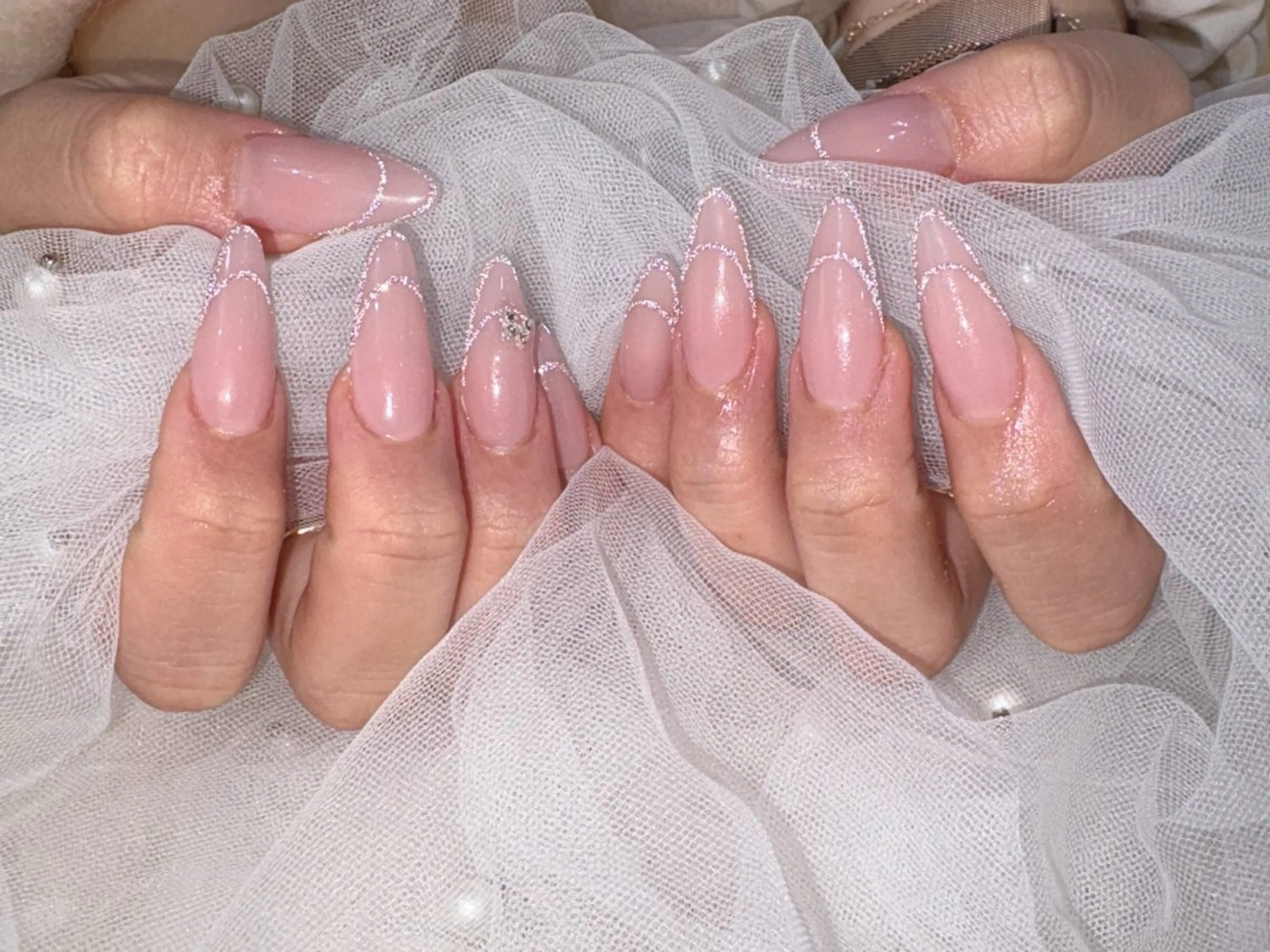 ロング ハンドネイル Nail  R💫 naoのネイルデザイン