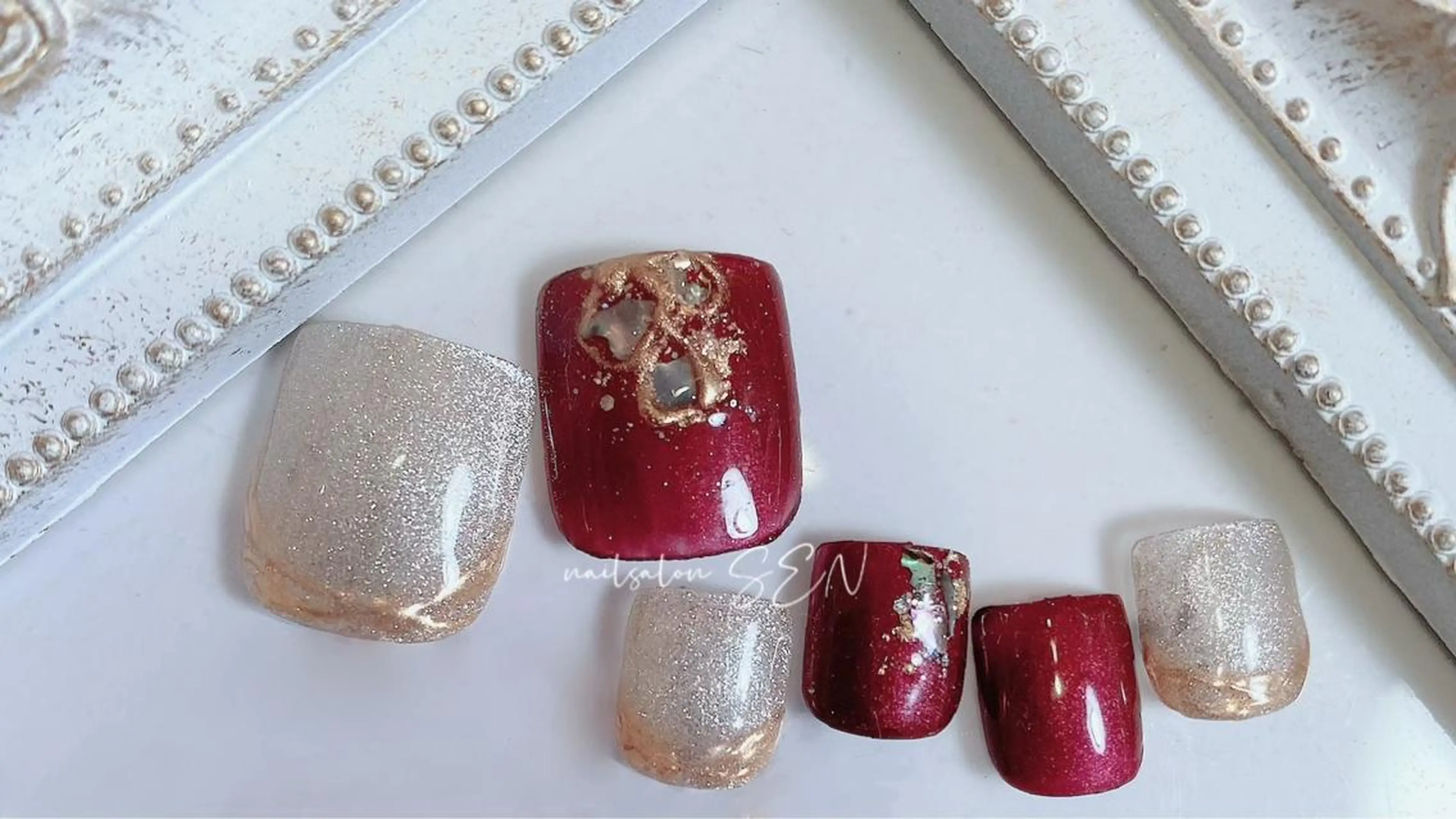 ネイル フットネイル ニュアンスネイル nailsalonsen所属・nail salon SENのネイルデザイン