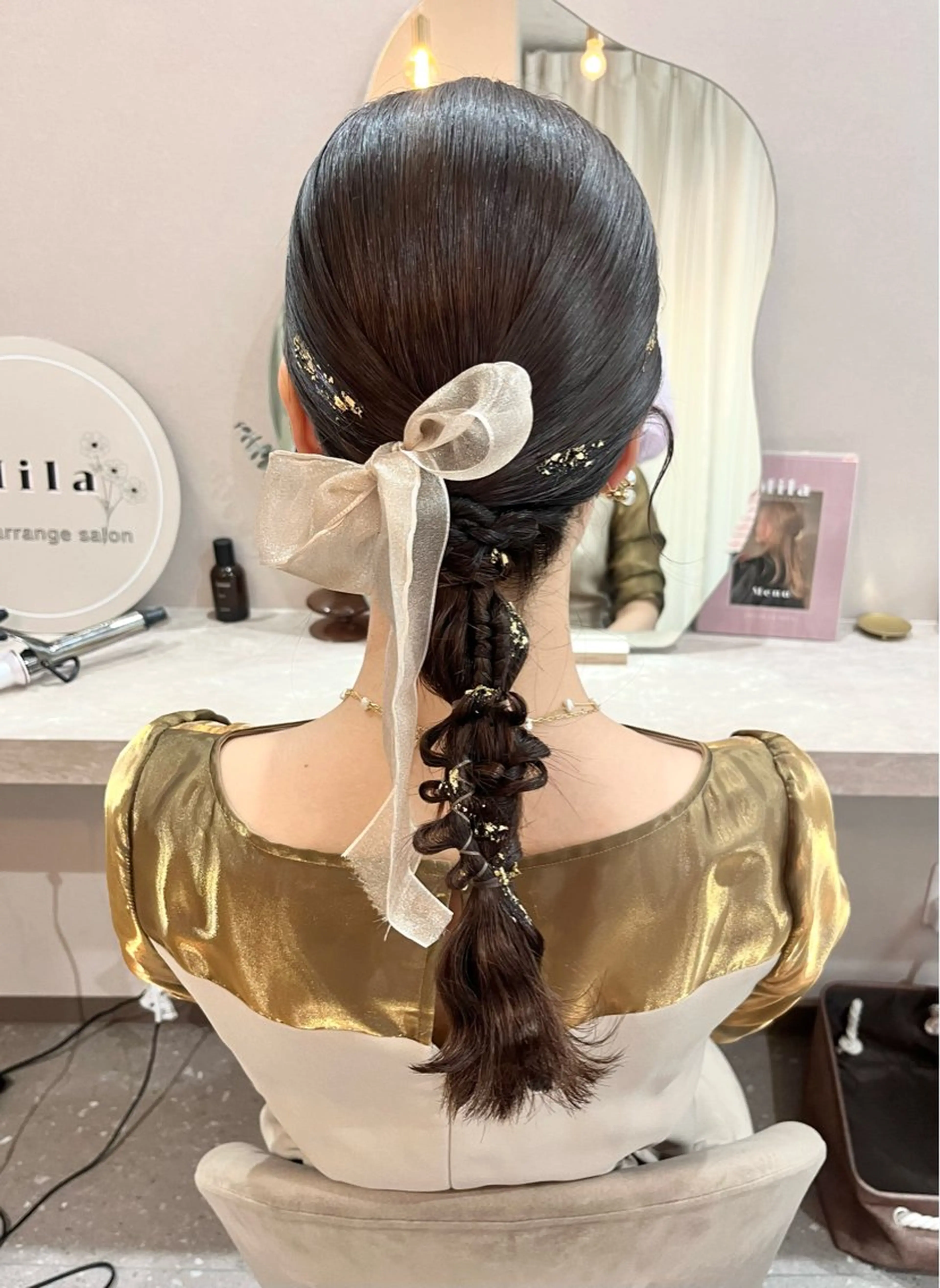 ヘアアレンジ ヘアセット Mila Akariのヘアスタイル