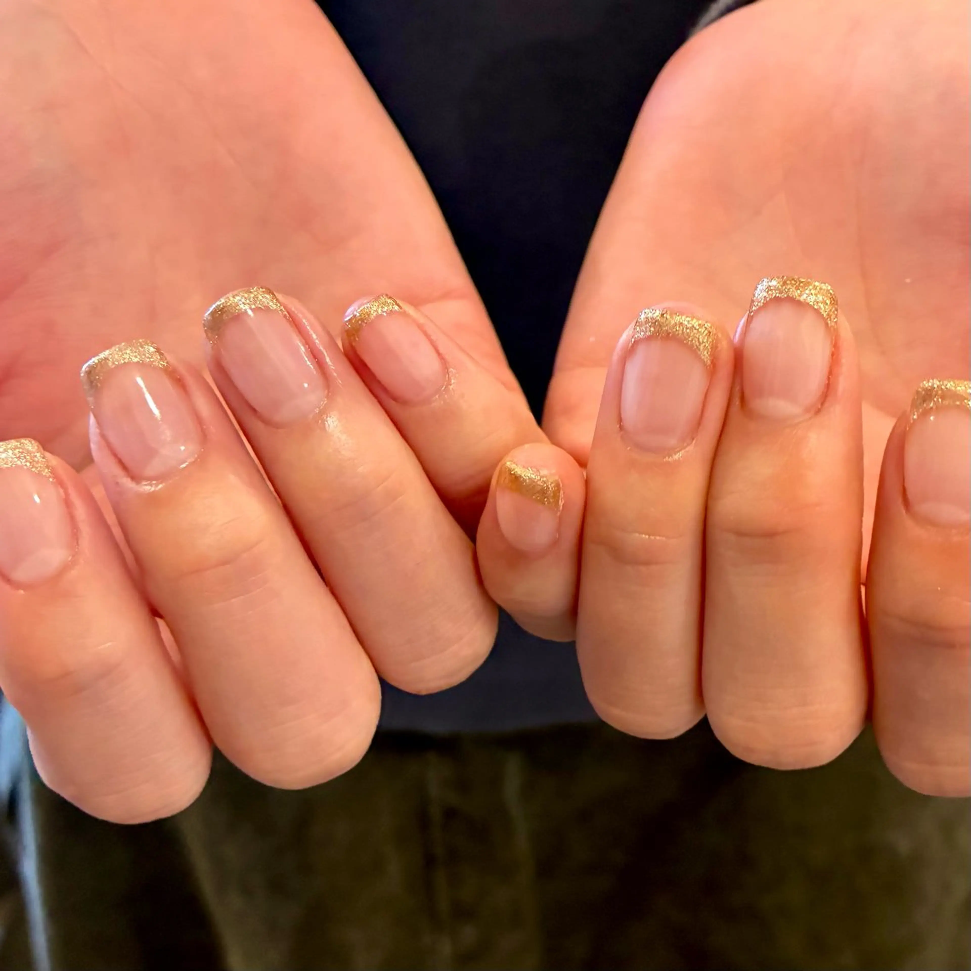 《11/30まで》オフ有り◎フレンチネイル🧴クリアベースのみの写真