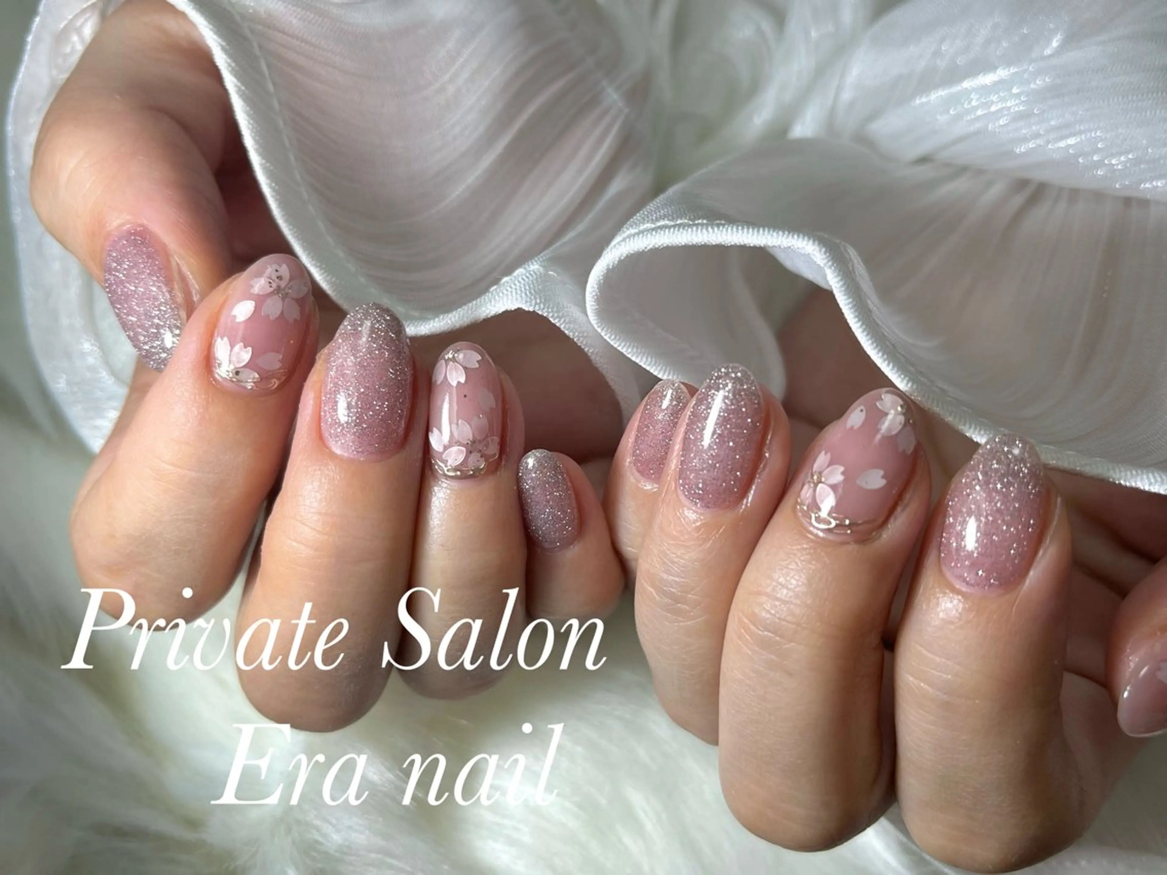 ネイル 桜ネイル Era nailのネイルデザイン