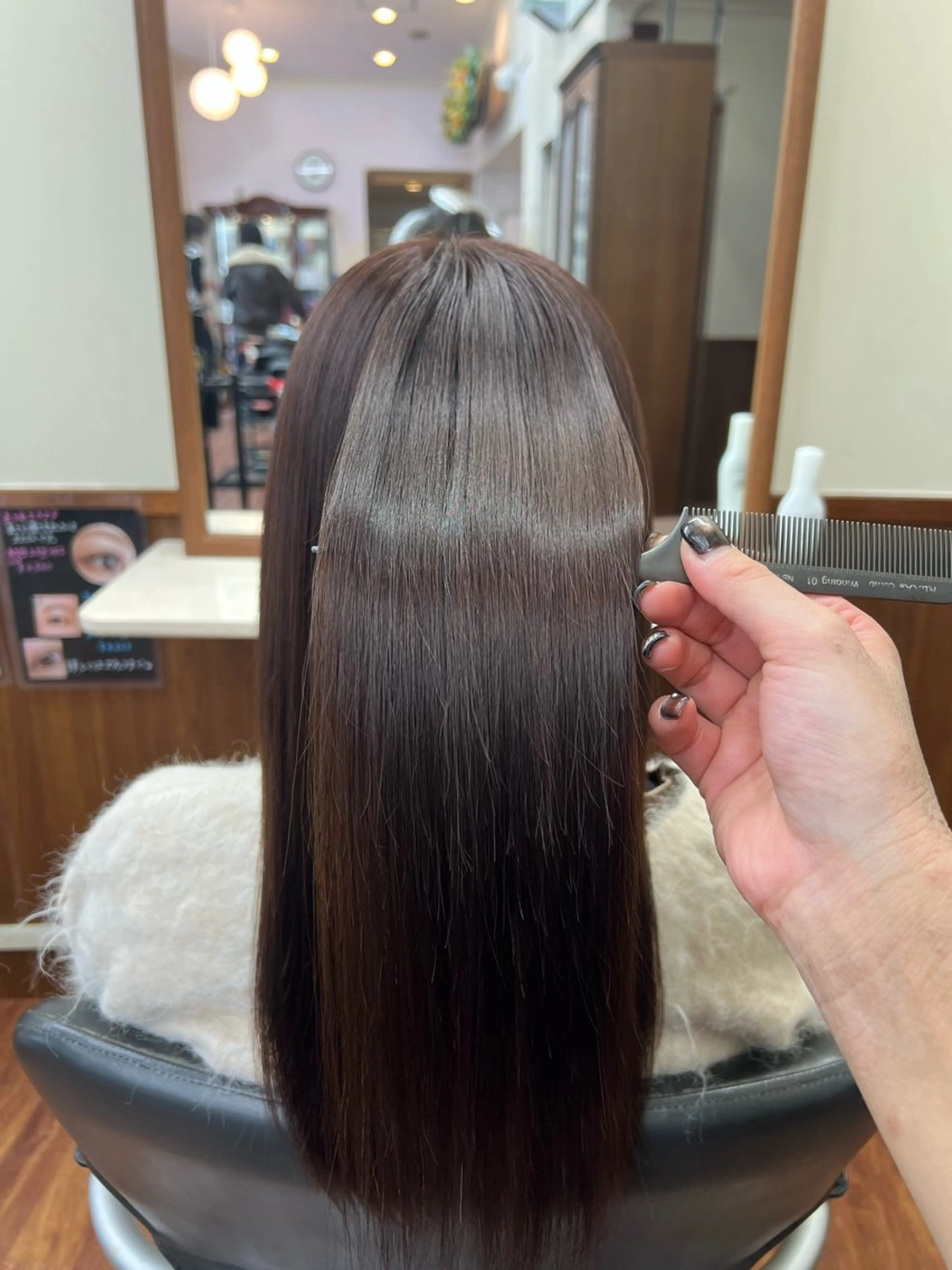 ロング カラー ヘアカラー トップスタイル所属・渡邊晴日/ ヘアカラー/髪質改善のヘアスタイル