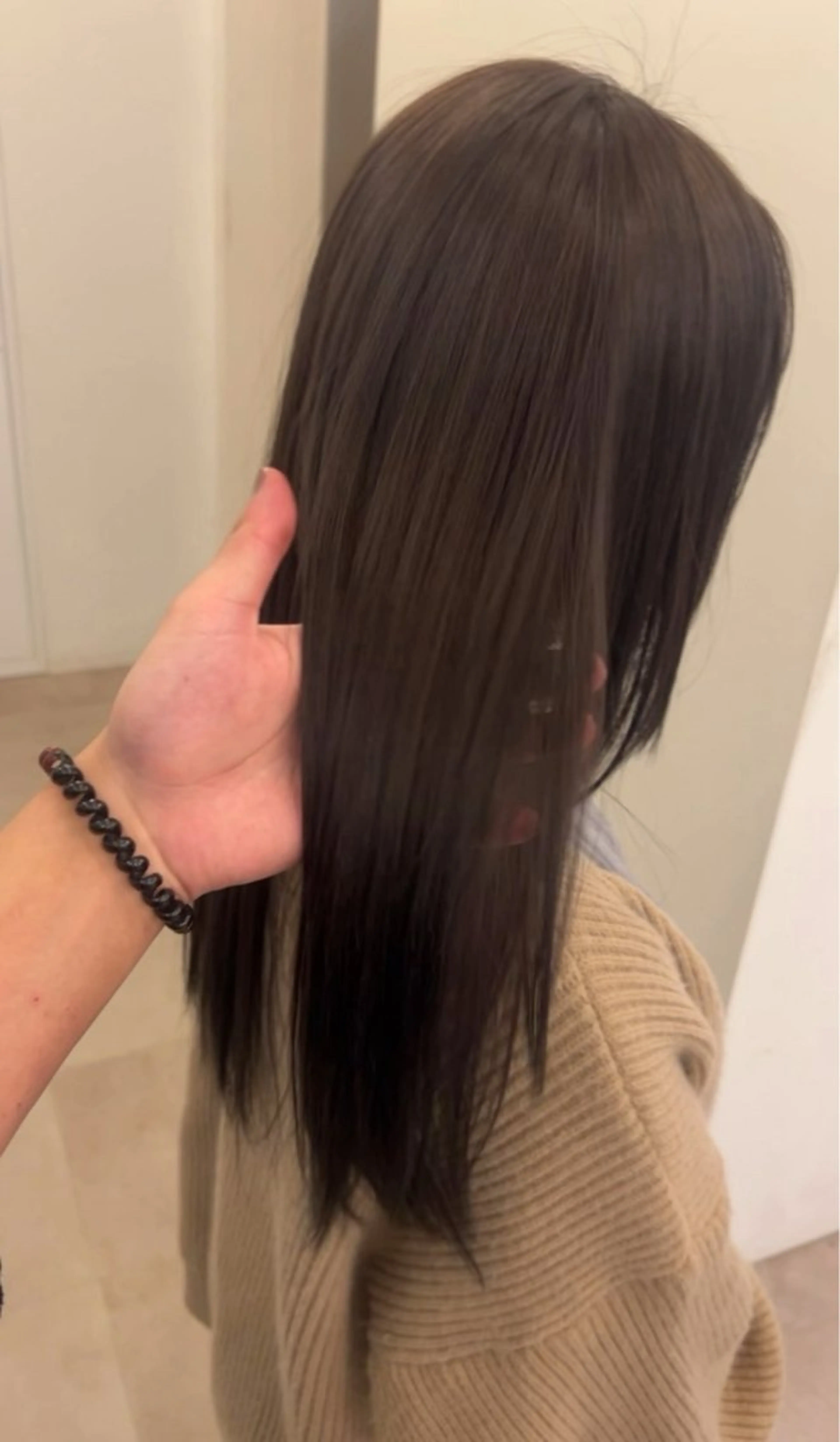 カラー ブラウンカラー サラツヤ縮毛 矯正✨meguのヘアスタイル