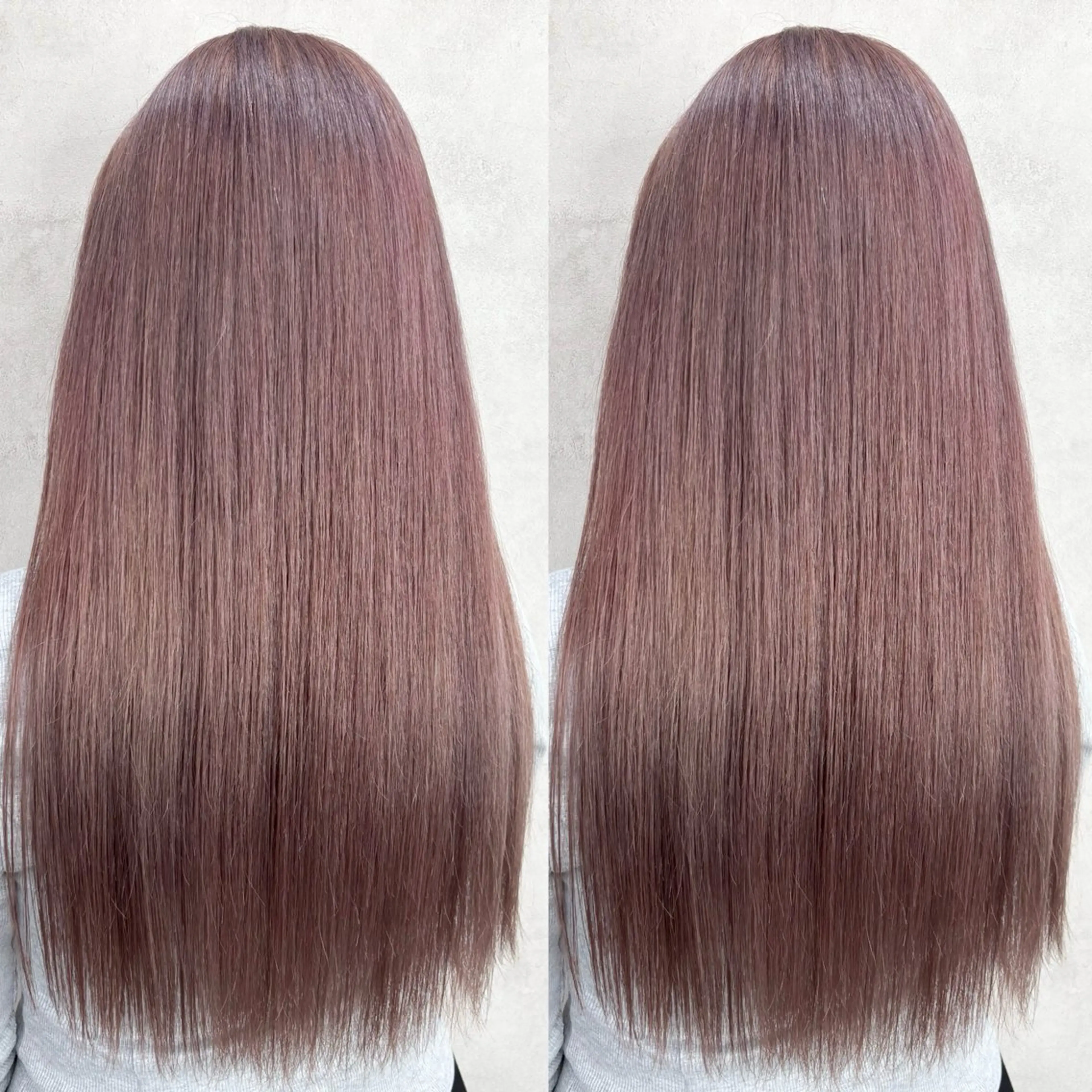 ロング カラー ベージュカラー ブリーチ ラベンダーカラー ラベンダーベージュ ヘアカラー 💎色落ち綺麗に白肌 ラベンダー💎りんのヘアスタイル