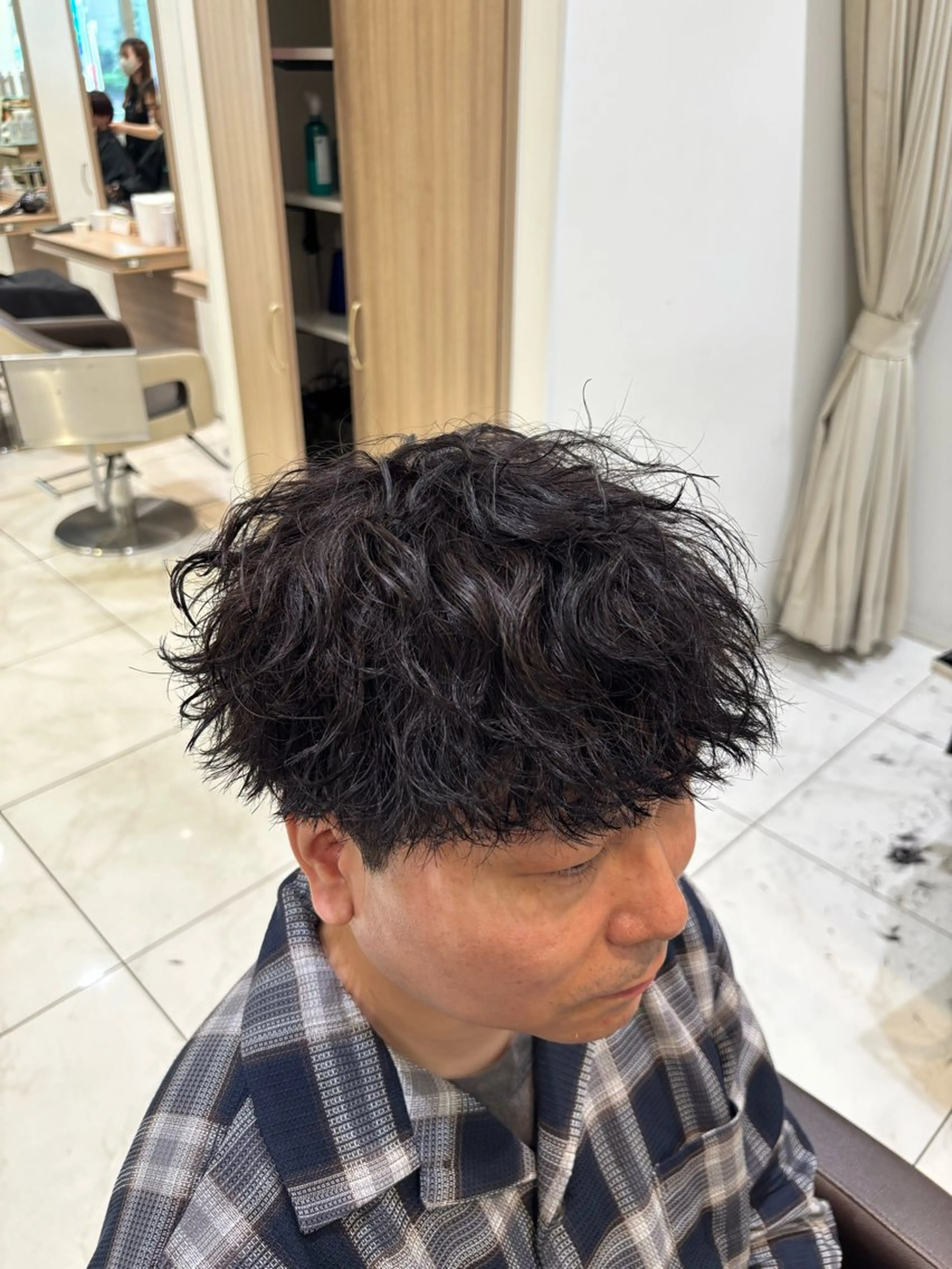 パーマ メンズ メンズパーマ 波巻きパーマ カット パーマ メンズ／パーマ 山本侑平のヘアスタイル