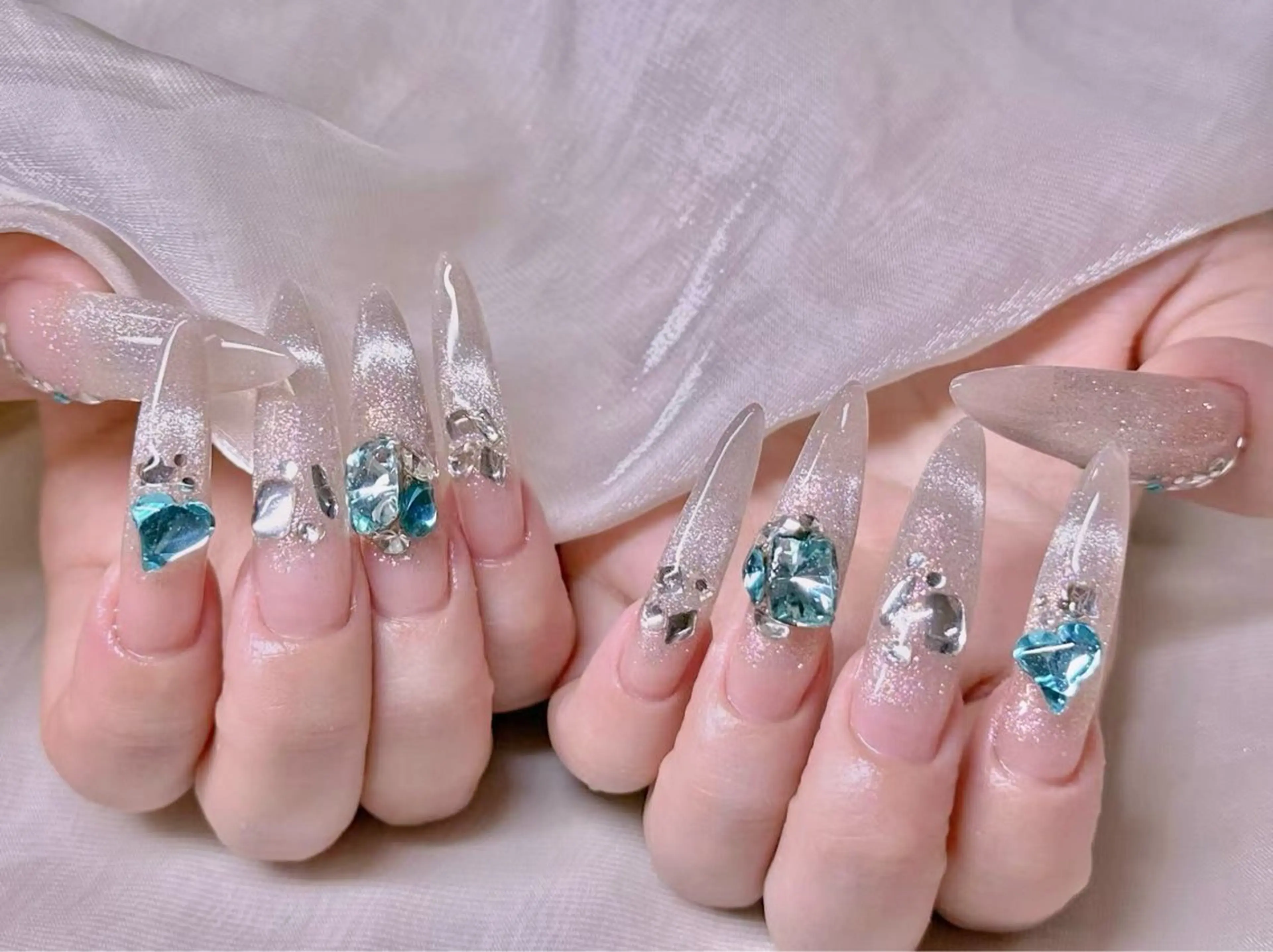 ネイル ハンドネイル 長さだし専門店 M2 rikaのネイルデザイン