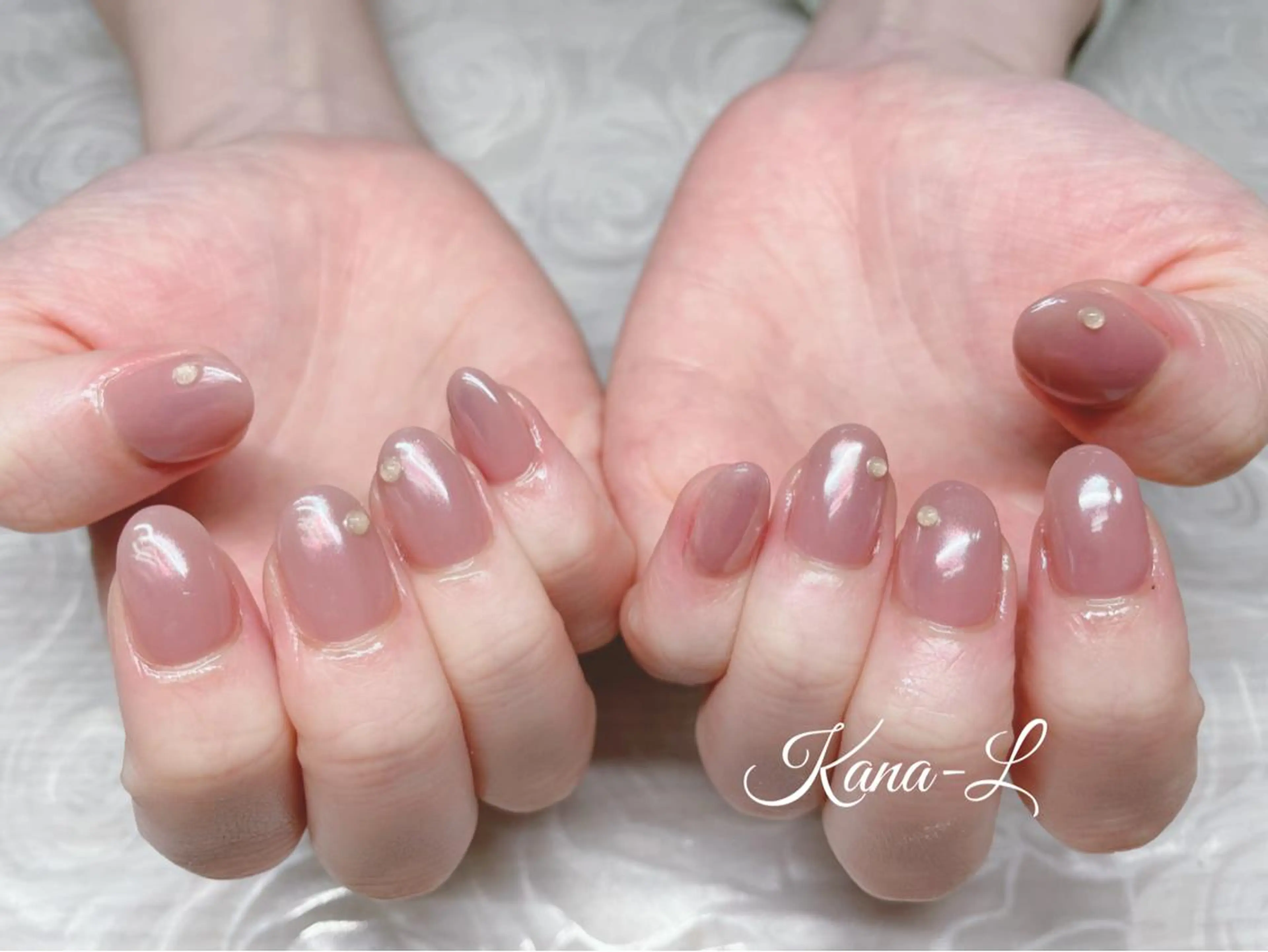 カラー ネイル ジェルネイル オフィスネイル パラジェル シンプルネイル 芦辺 香奈のネイルデザイン