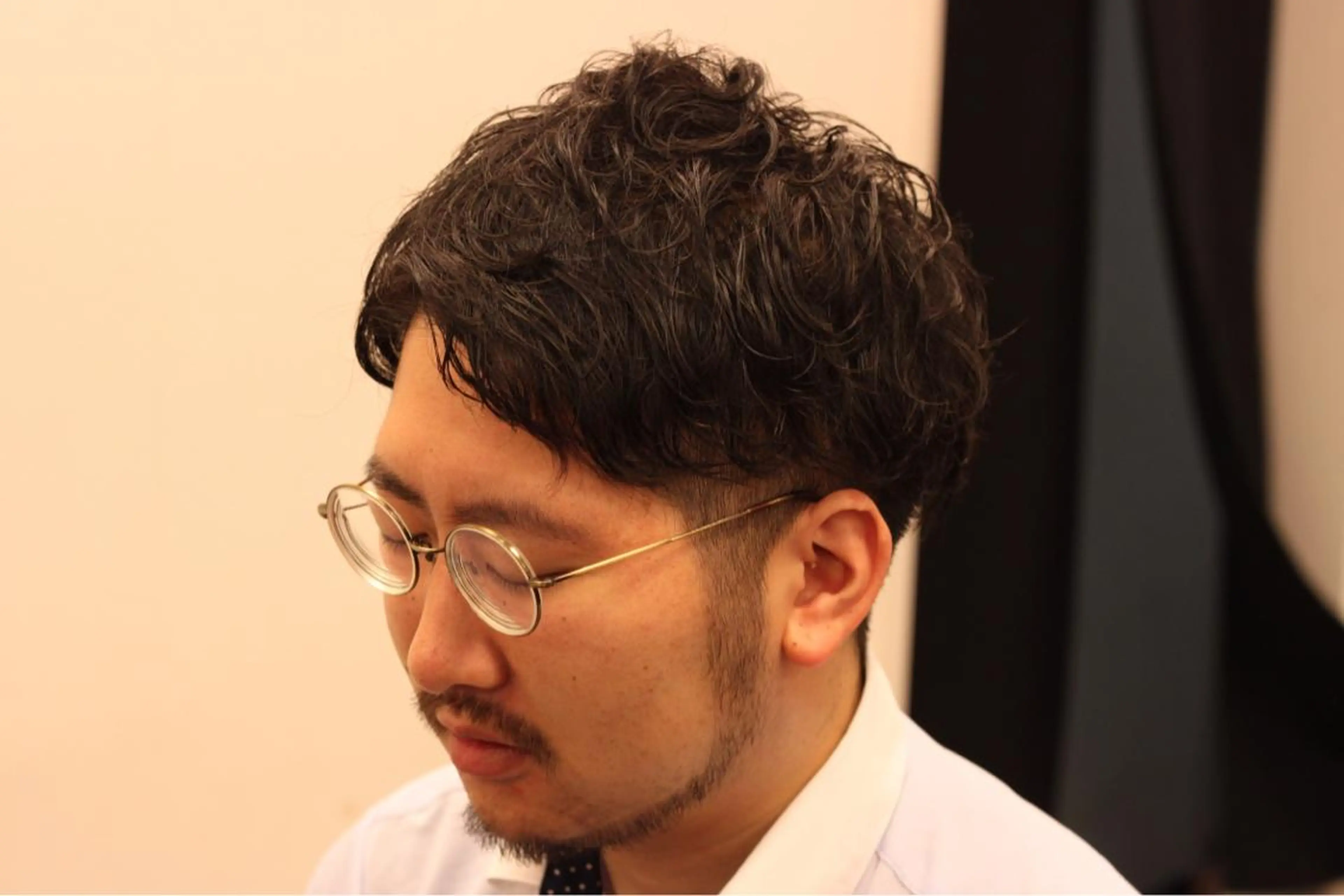 ショート パーマ メンズ 前田賢生 ご新規様はNGのヘアスタイル