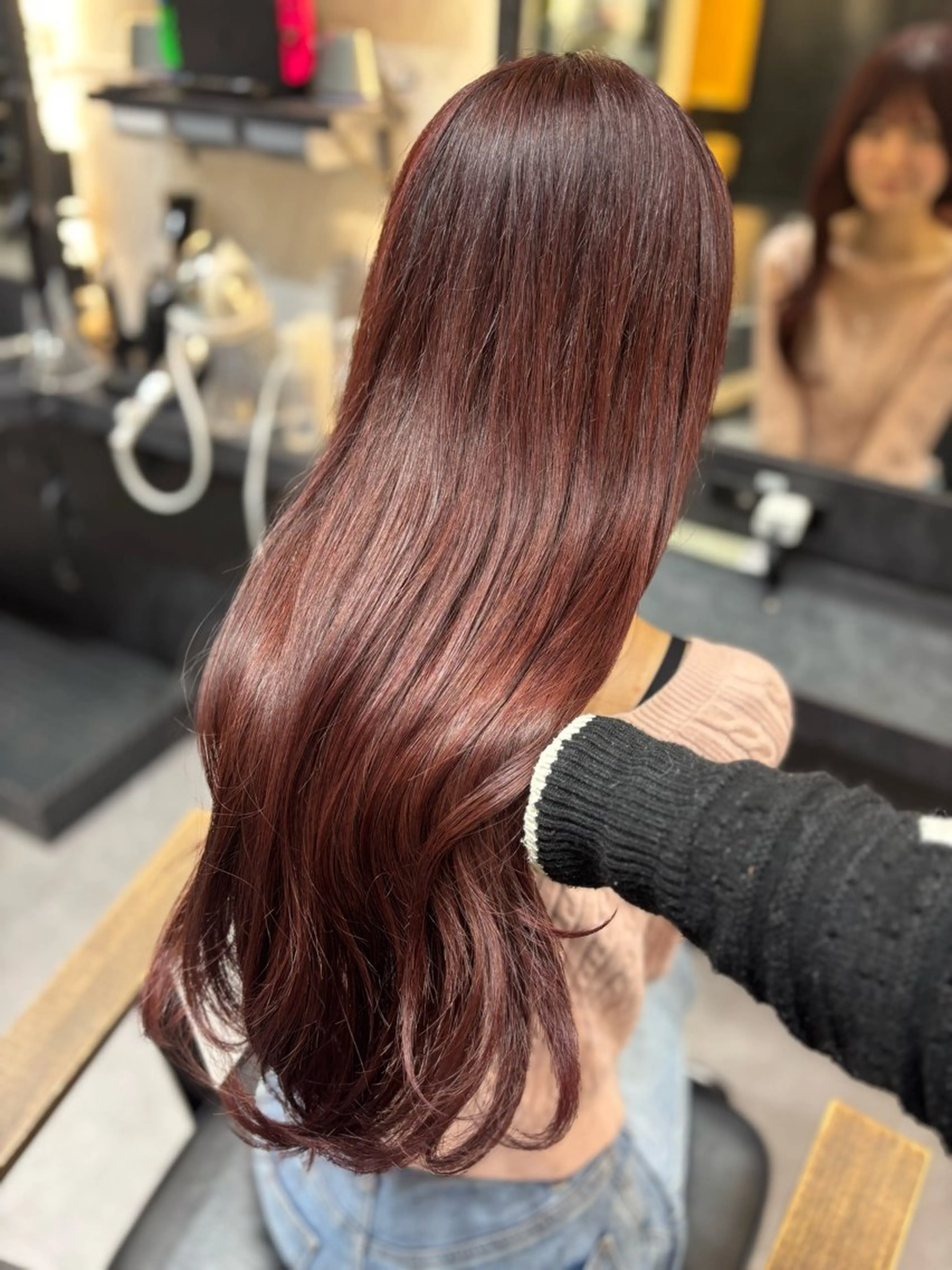 セミロング カット ヘアカラー トリートメント 🫧透明感カラー 🫧maiのヘアスタイル