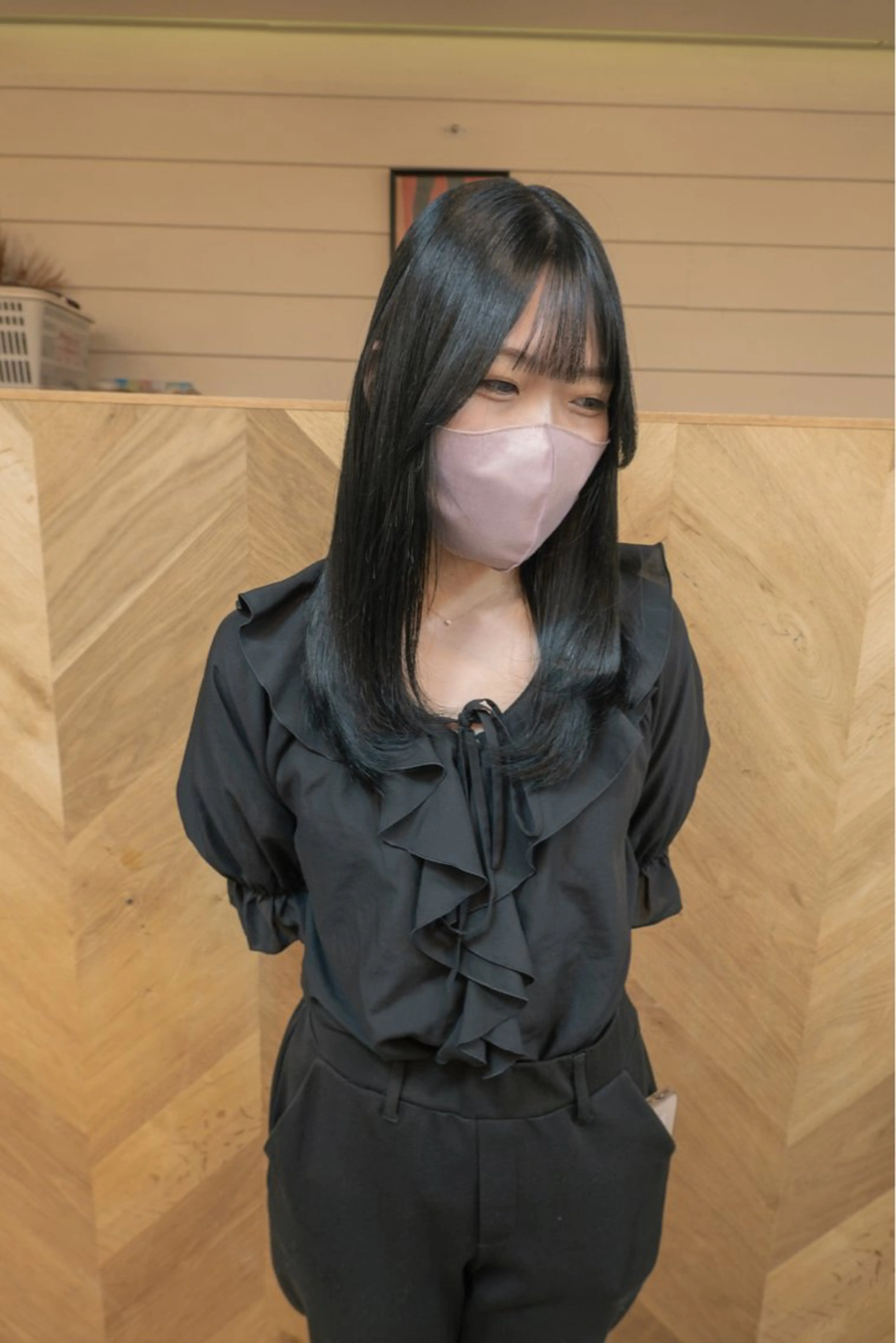 セミロング 【ボブ】縮毛矯正/ 船橋駅5分/鈴木杏美のヘアスタイル