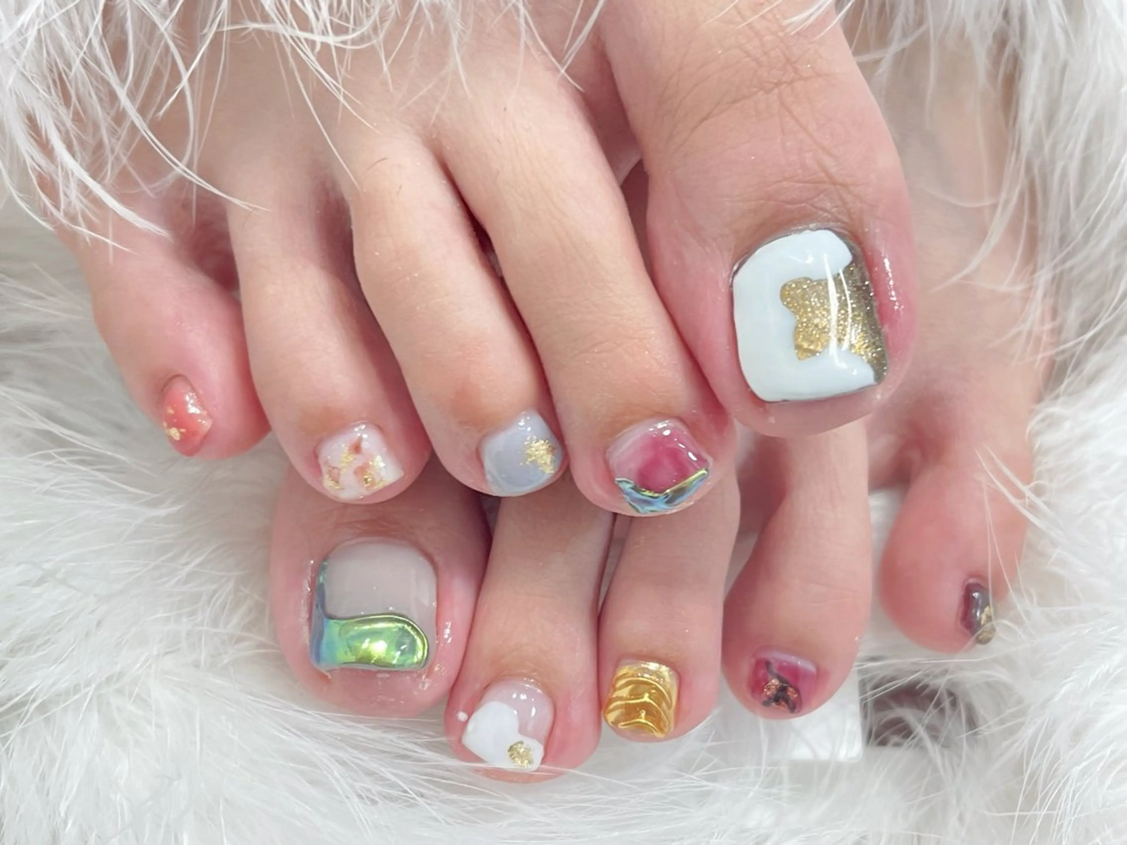 ネイル フットネイル JOJOネイル所属・JOJO ネイルのネイルデザイン