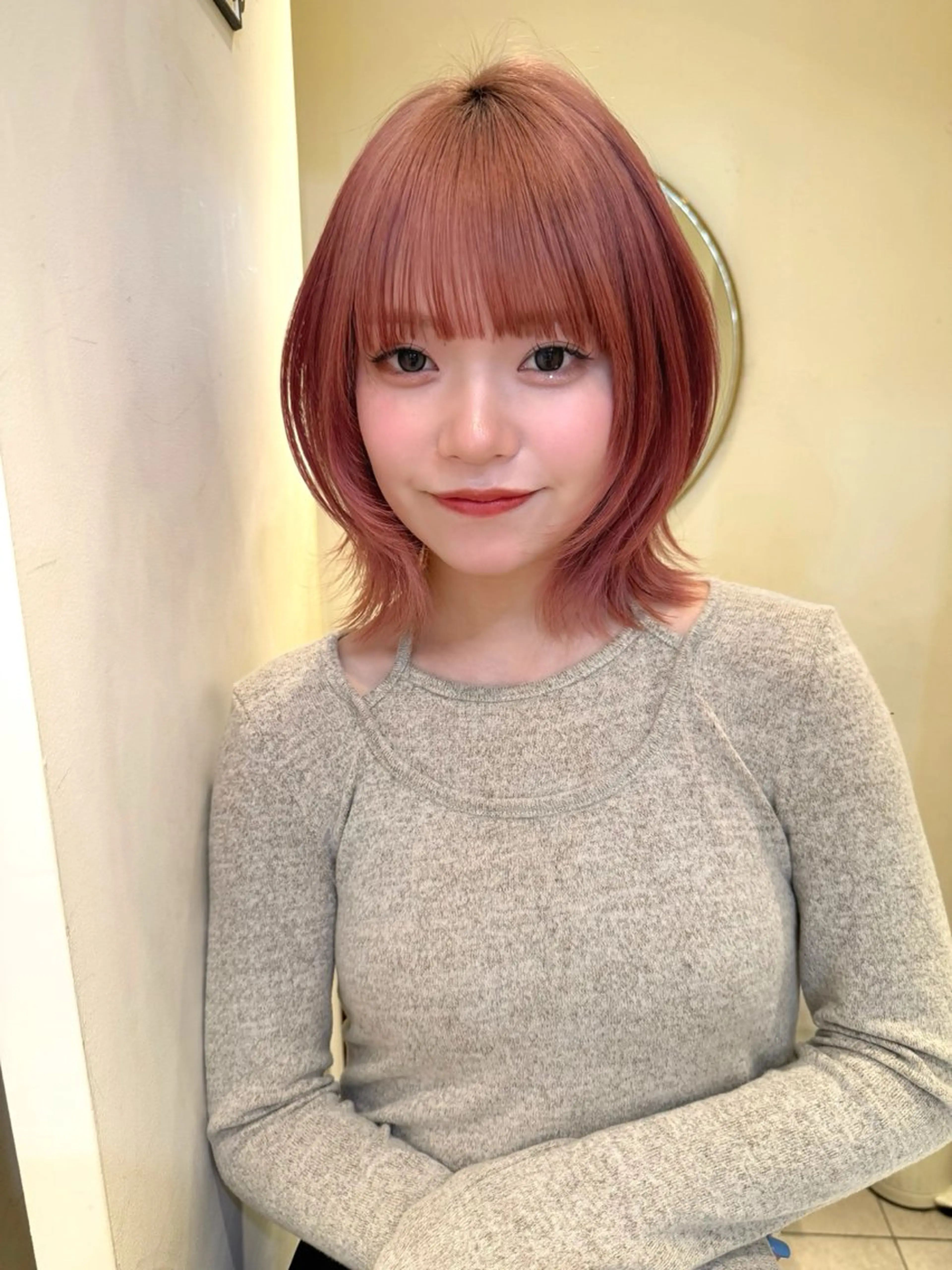 ミディアム カラー 🪐レイヤー/美髪 カラー/加野彩果🪐のヘアスタイル