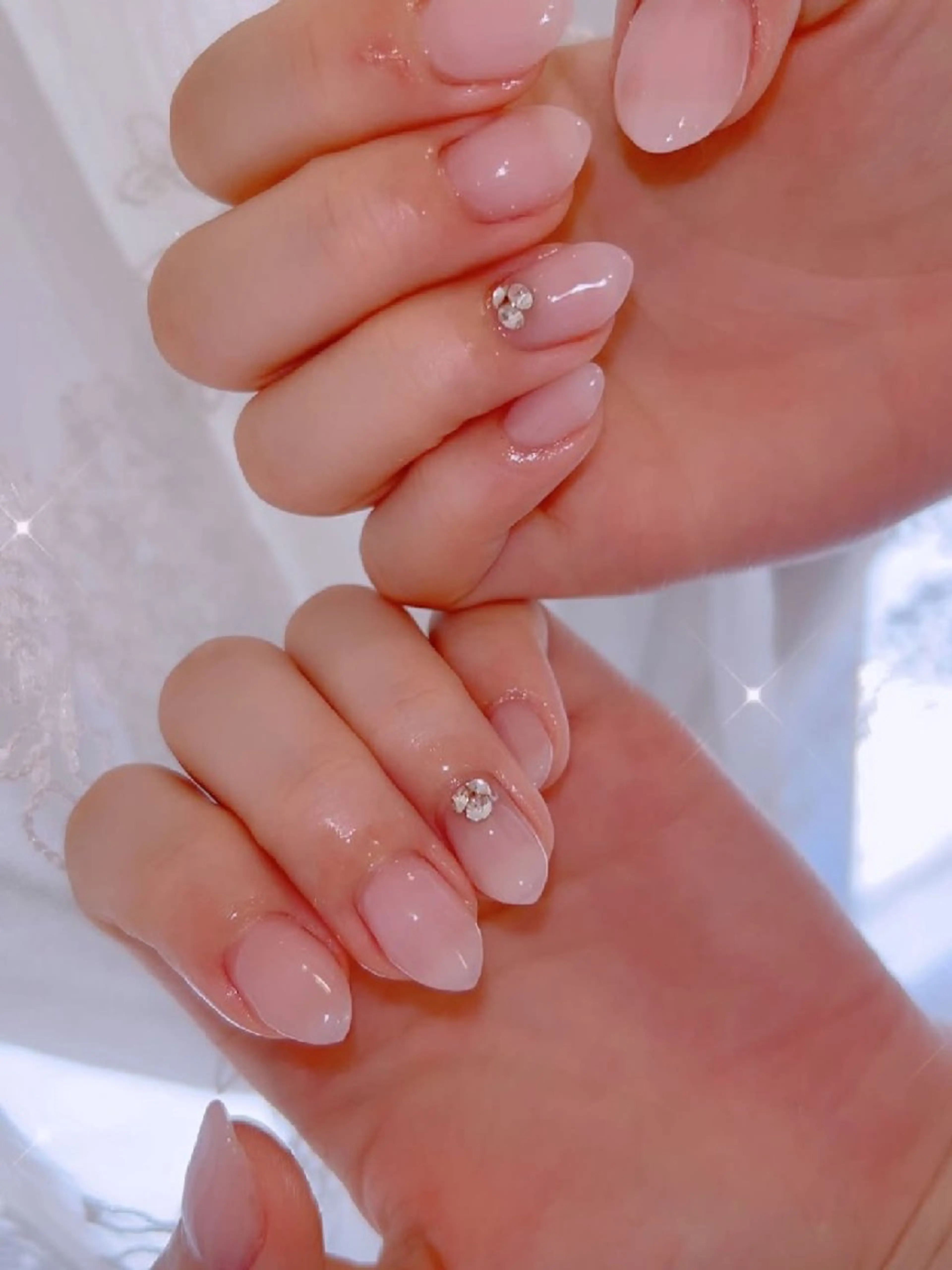 ネイル 長さ出し ジェルネイル 韓国ネイル マグネットネイル ニュアンスネイル ハンドネイル I LOVE ME NAIL.。.:*♡のネイルデザイン