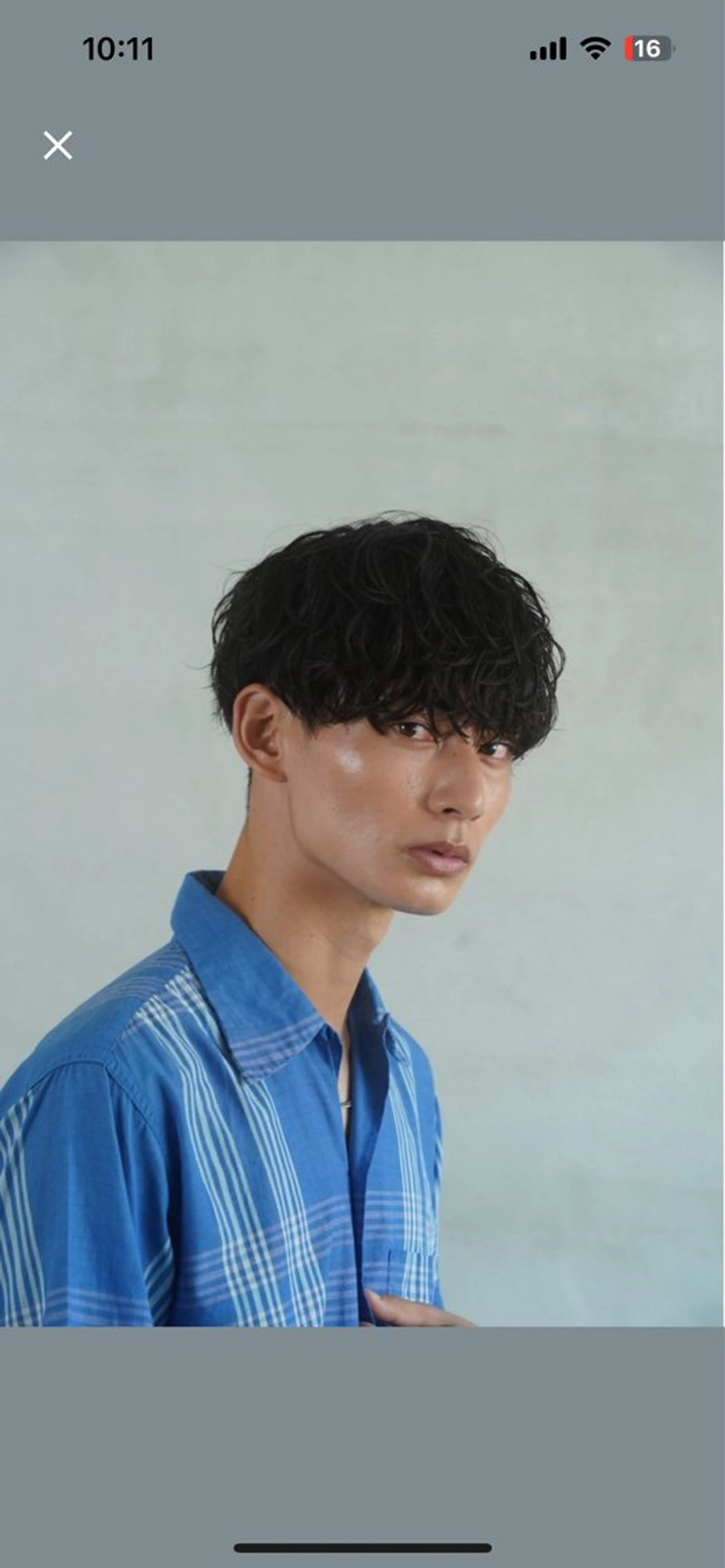 パーマ メンズ カット パーマ トリートメント fifth　石垣 海音のヘアスタイル