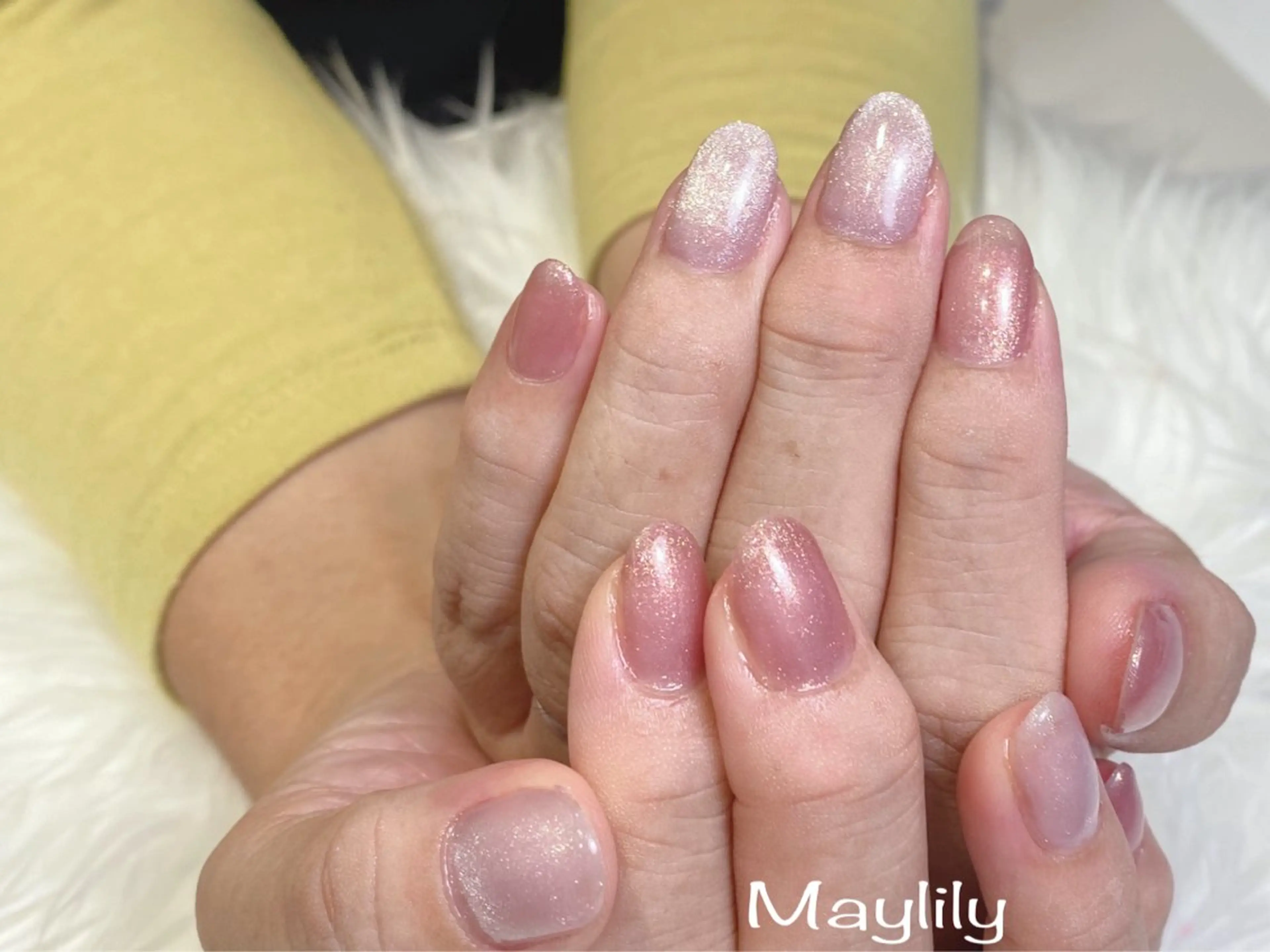 ネイル マグネットネイル ワンカラーネイル ハンドネイル Nail salon Maylily所属・Nail salon Maylilyのネイルデザイン