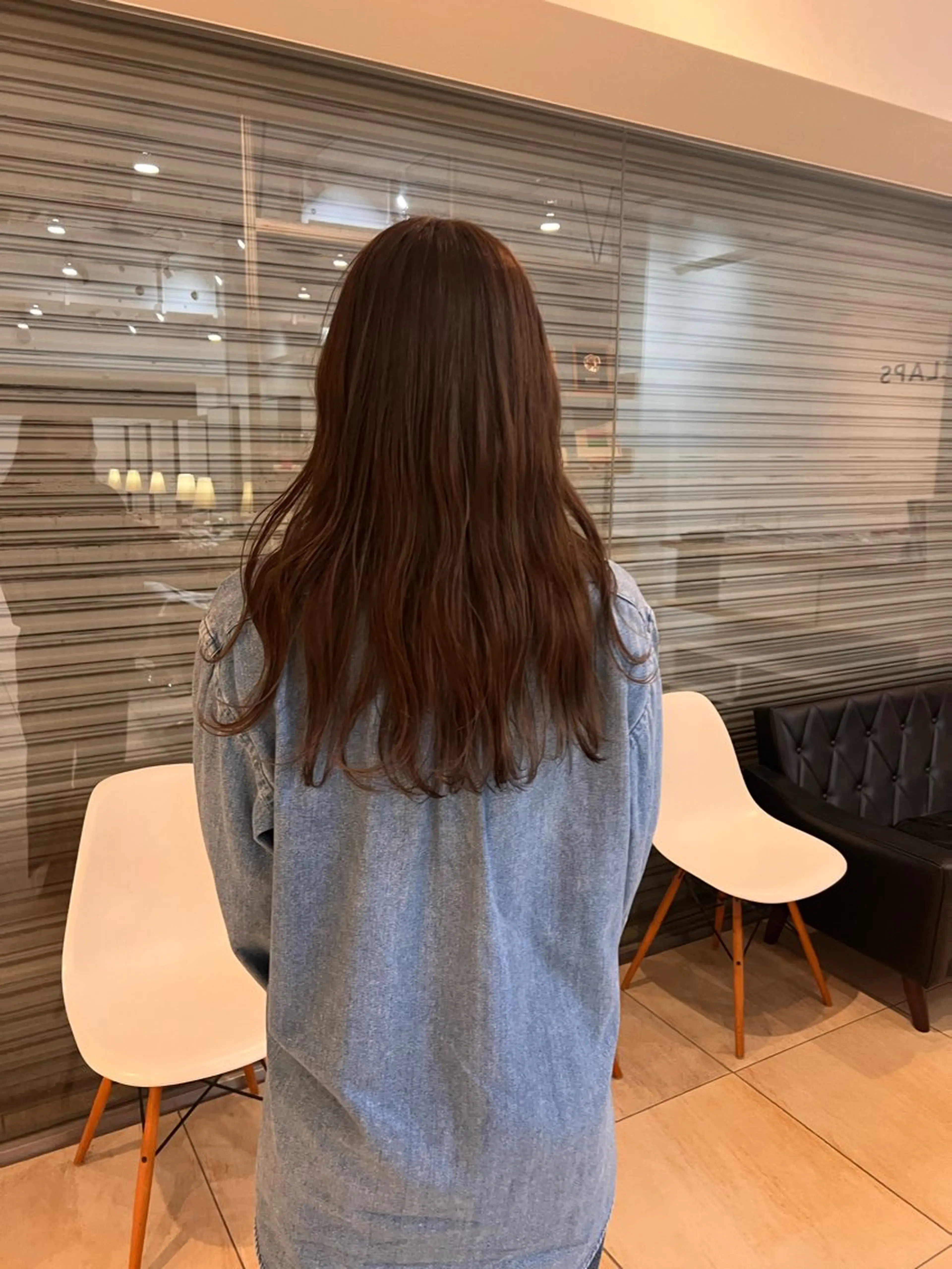 カラー パーマ リリカ🐈‍⬛ブリー チカラー/上永谷のヘアスタイル